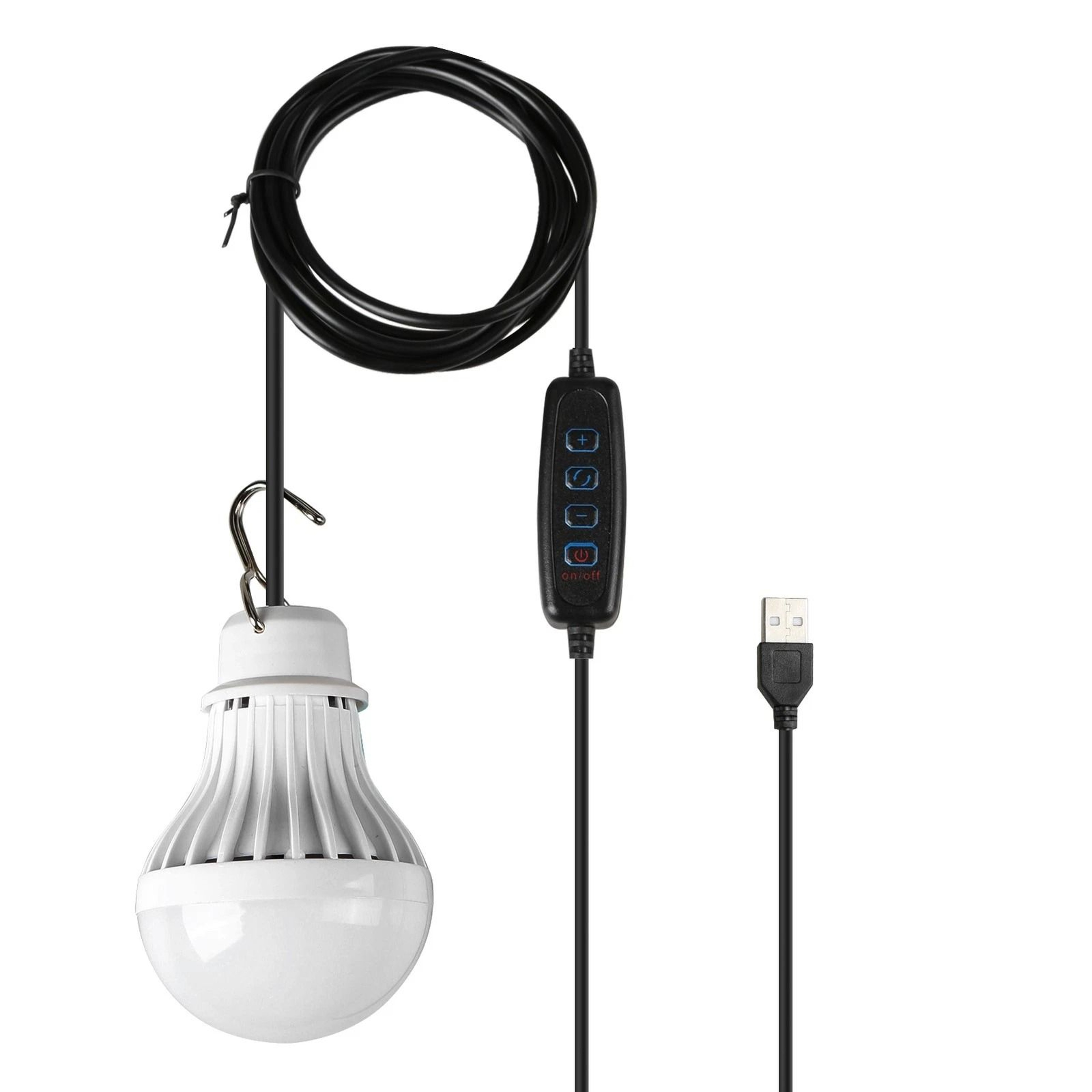 USB Rechargeable Outdoor LED Light With Adjustable Brightness WarmWhite 0