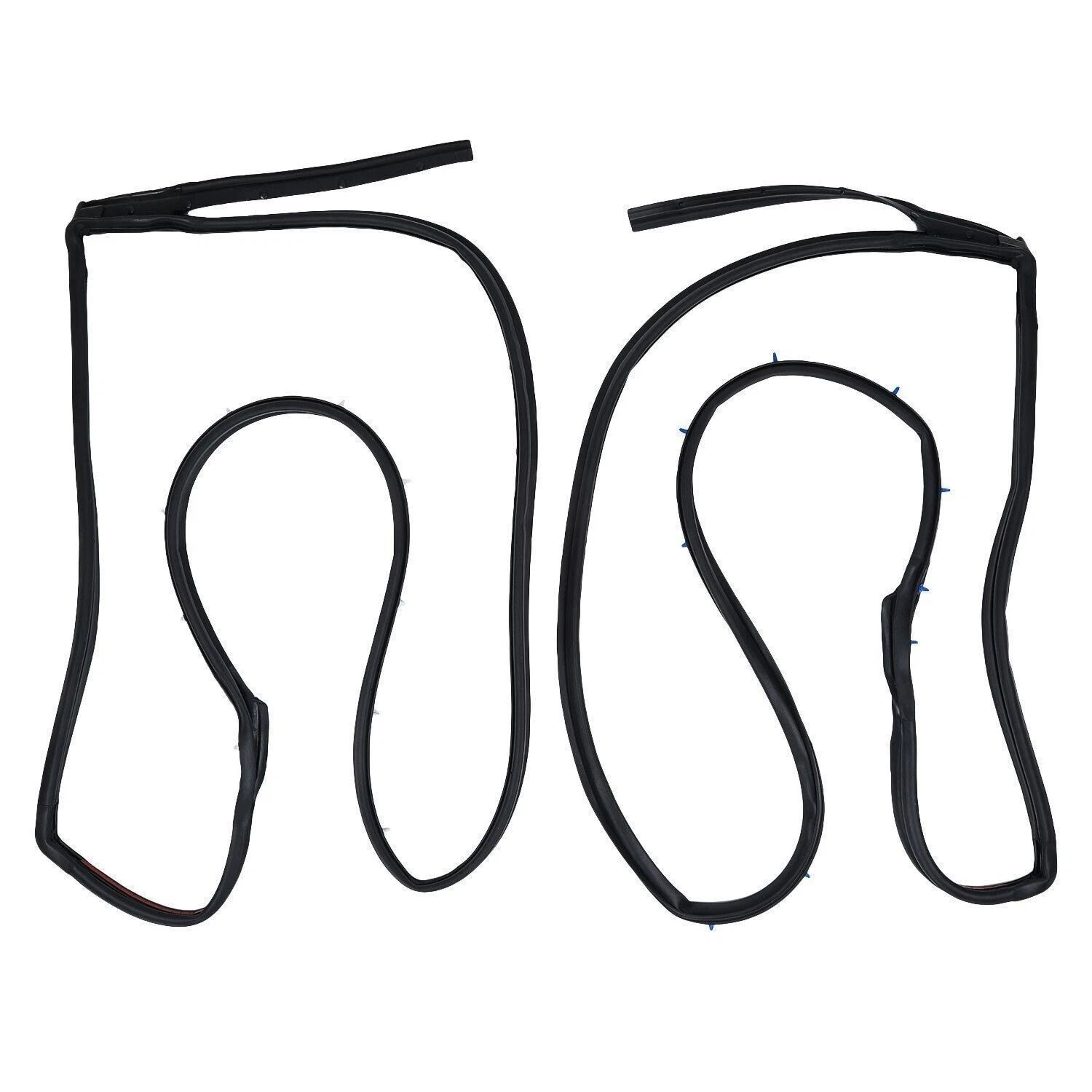 Nissan Sentra Rear Door Weatherstrip Seal Pair Left And Right 16