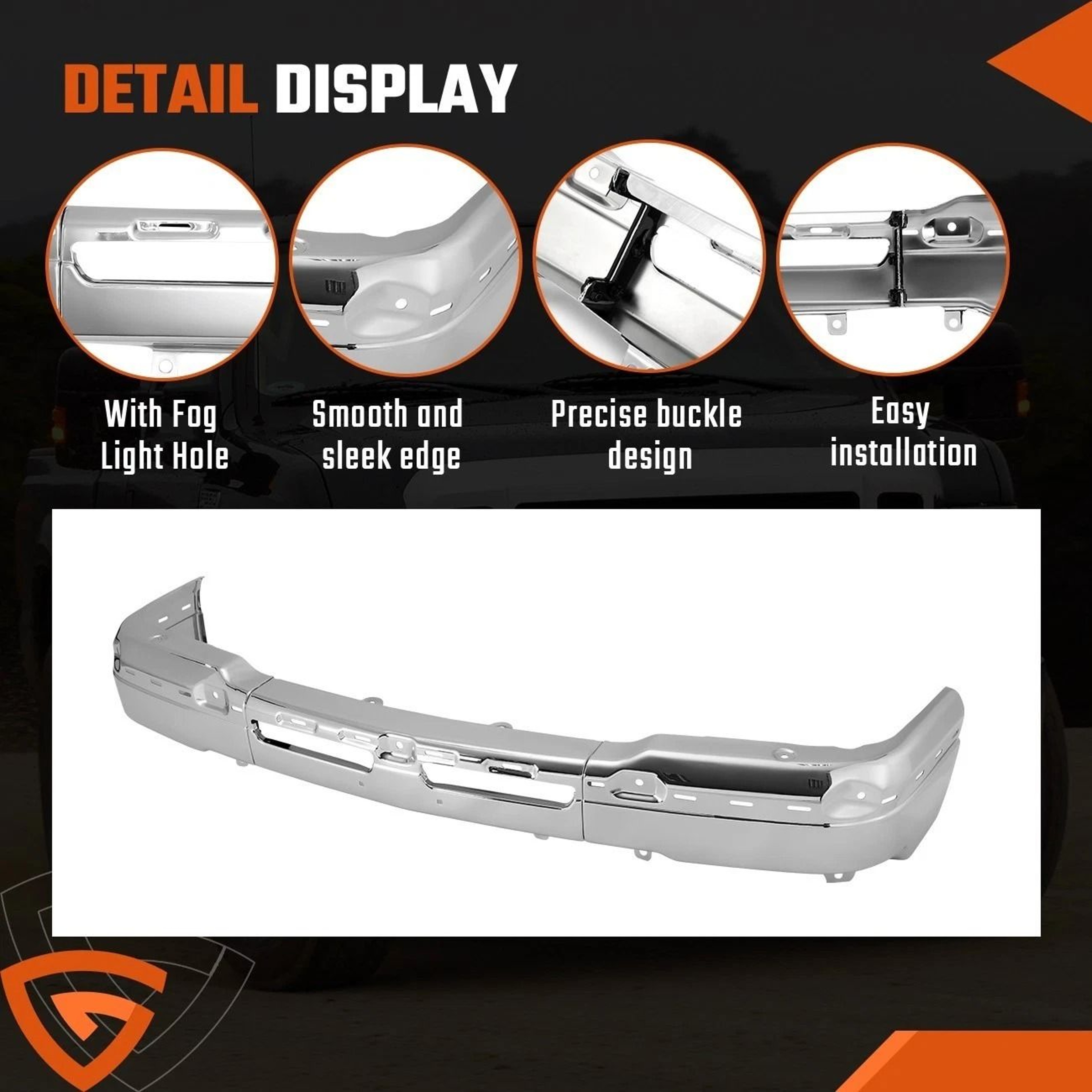 Chrome Silverado Front Bumper For Chevy Avalanche 6