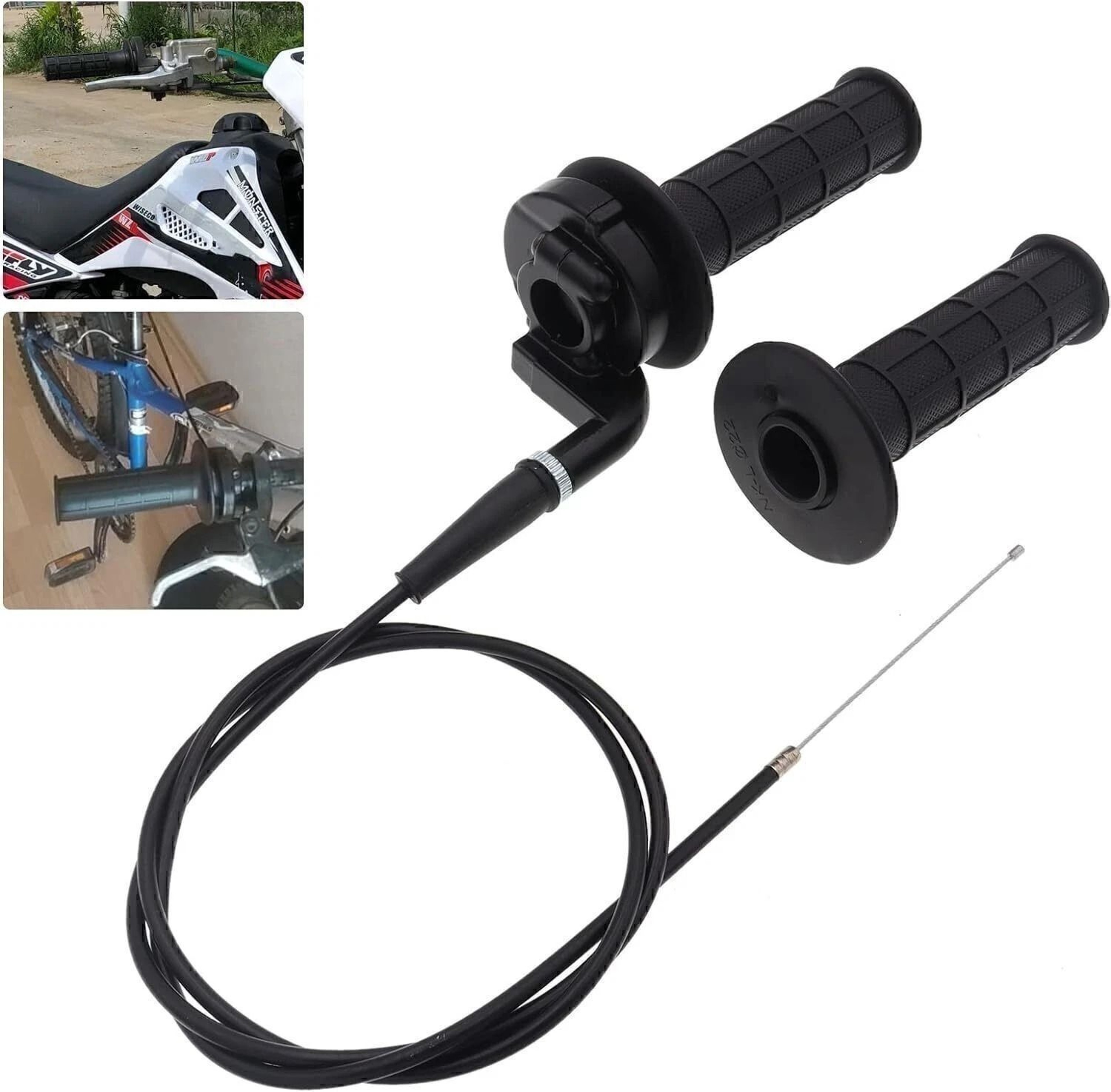 Honda CT90 CT110 C70 Throttle Cable And Handle Grip Set 8