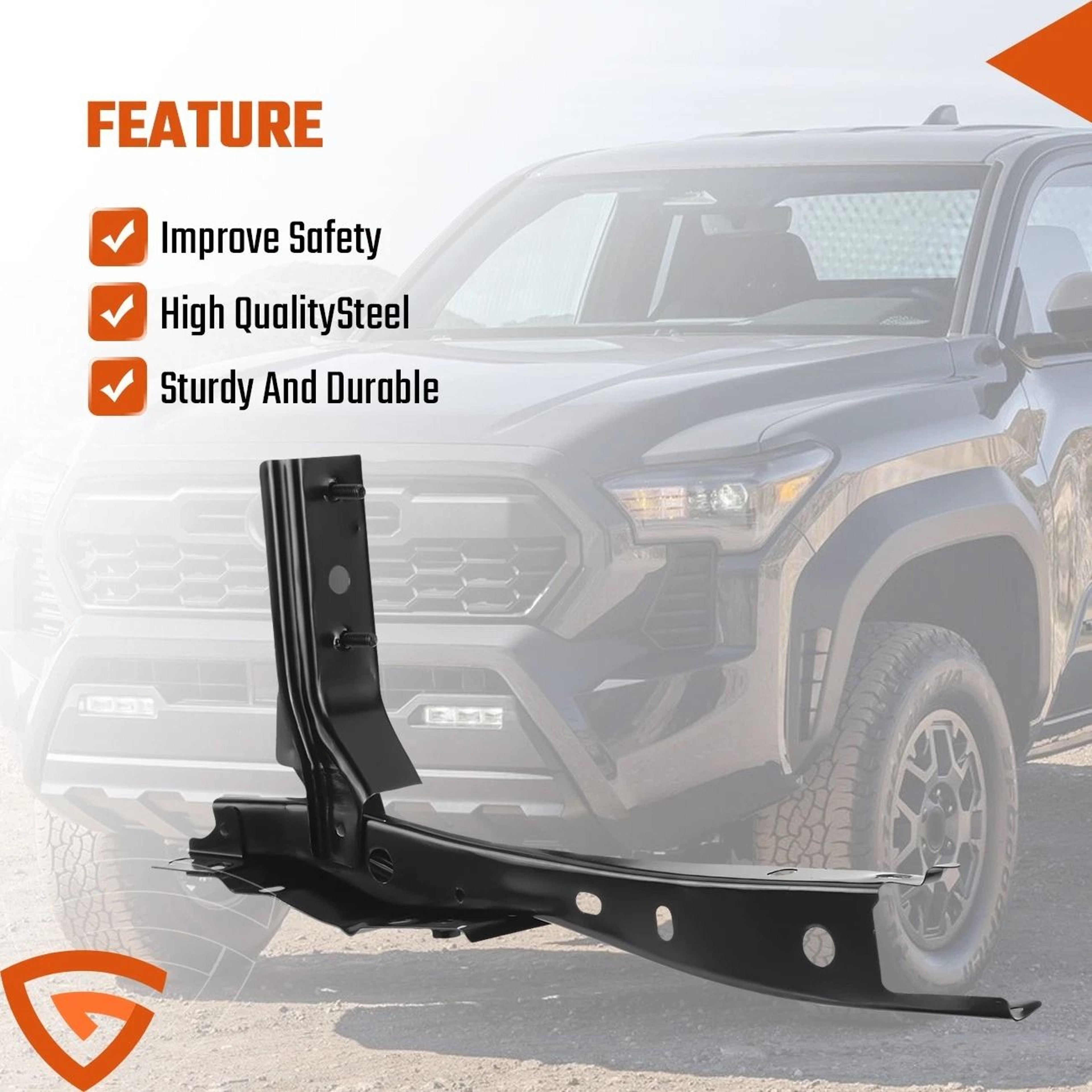 Toyota Tacoma Hood Latch Support Center Brace Steel 12