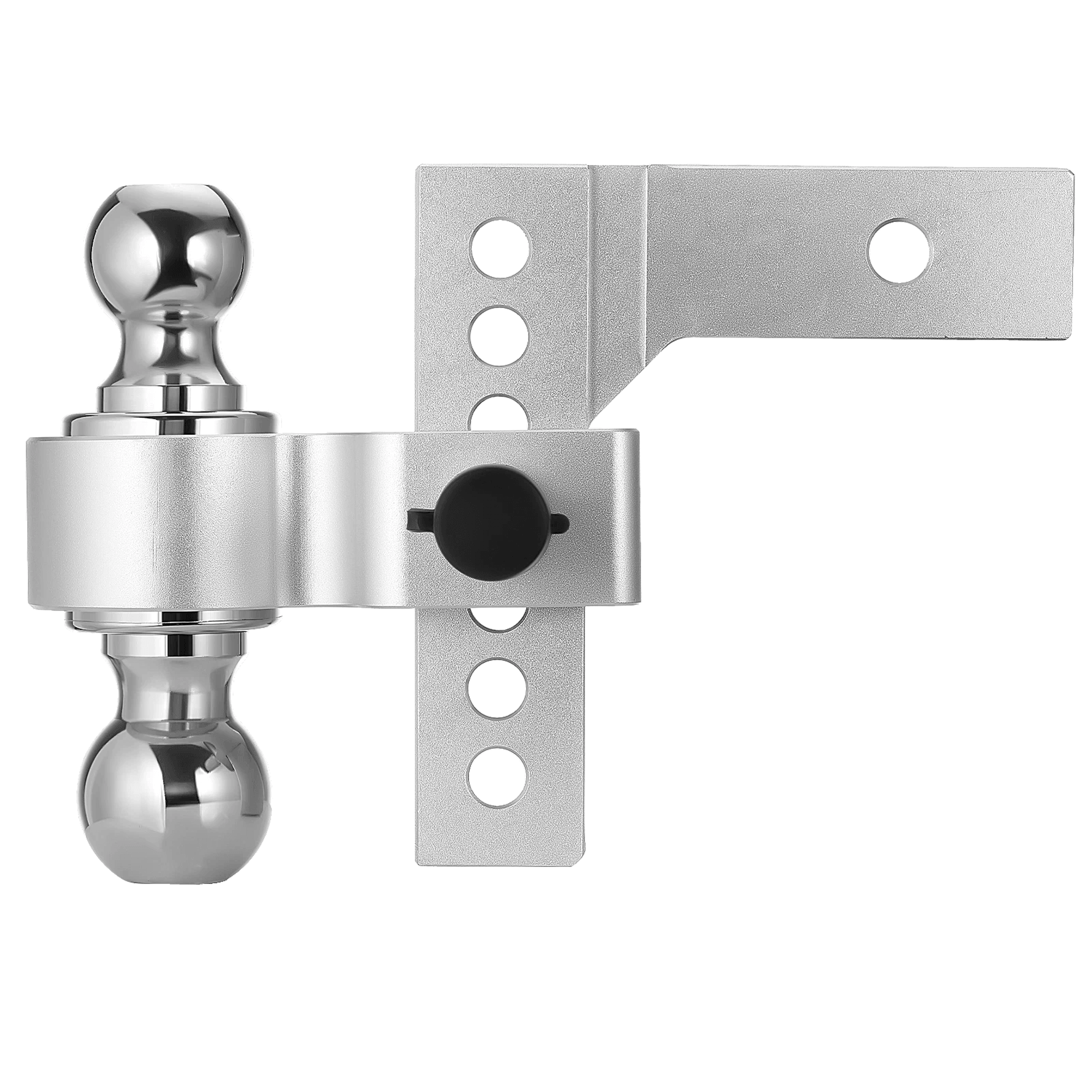 Adjustable Tow Hitch Dual Ball Mount For Receiver Drop Rise 1