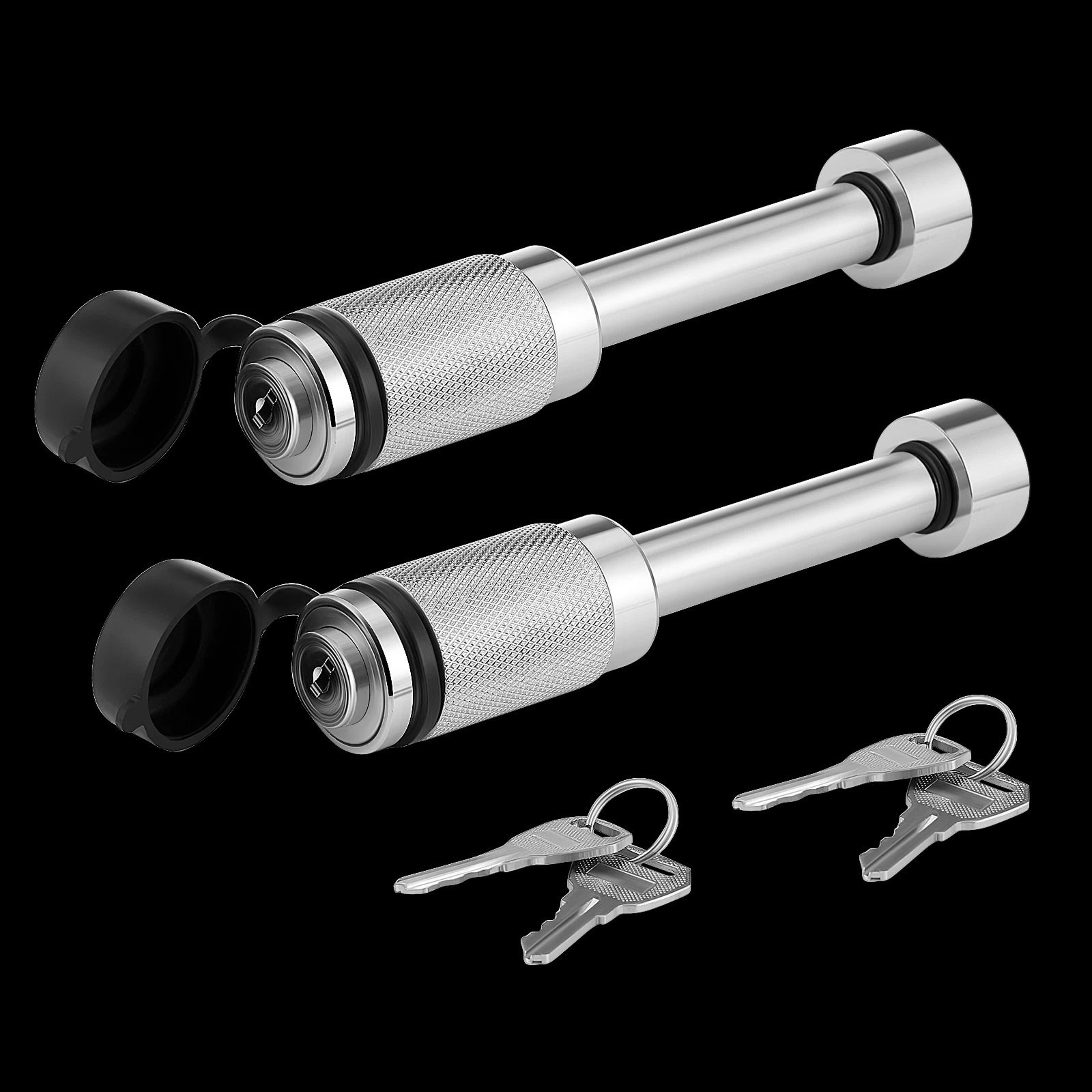 Adjustable Tow Hitch Dual Ball Mount For Receiver Drop Rise 0