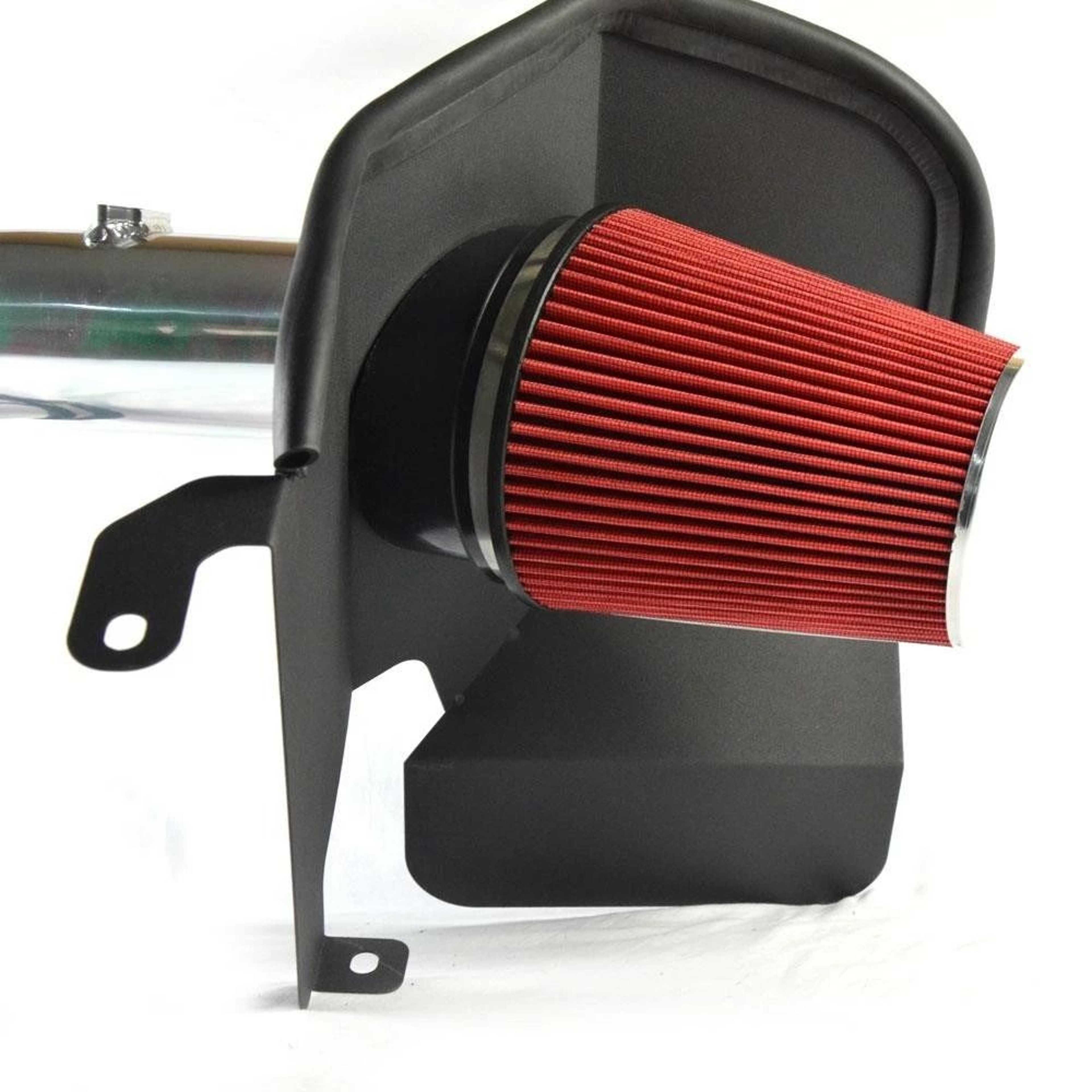 RED Cold Air Intake Kit With Heat Shield For Dodge Ram Diesel Engine 2