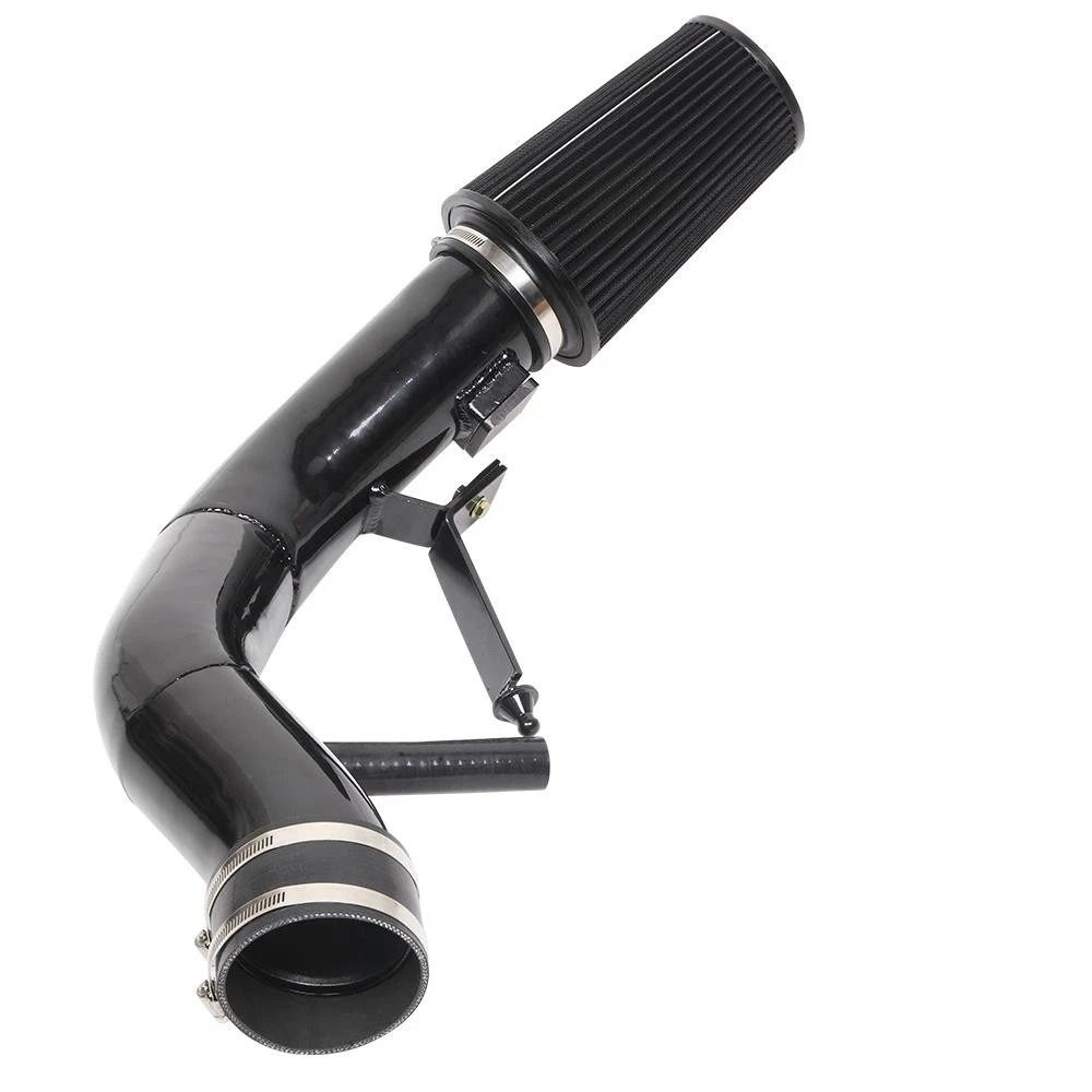 High Performance Cold Air Intake Kit For Ford Diesel Aluminum Black 3