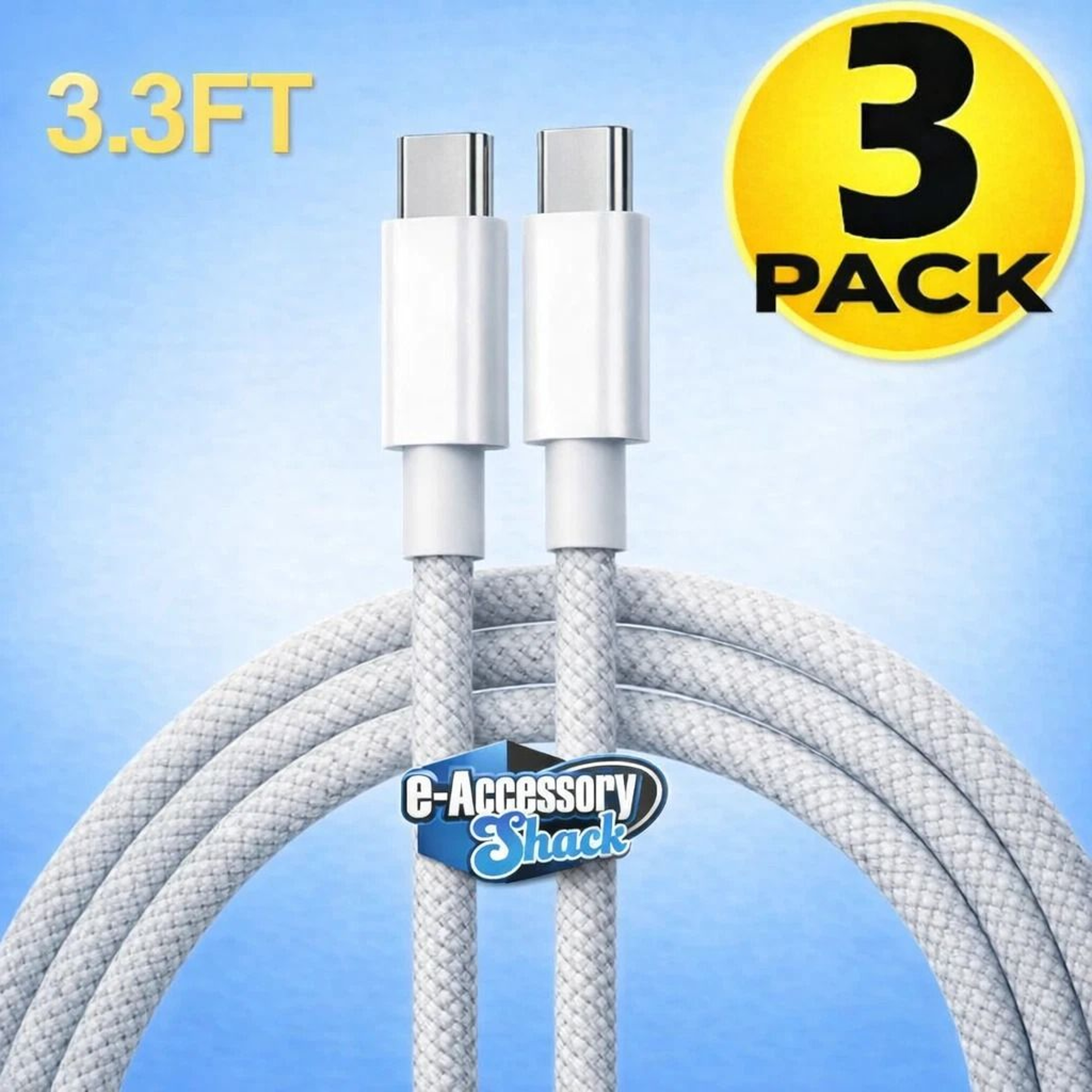 OEM USB C Braided Cable For IPhone Fast Charging  Durable 6