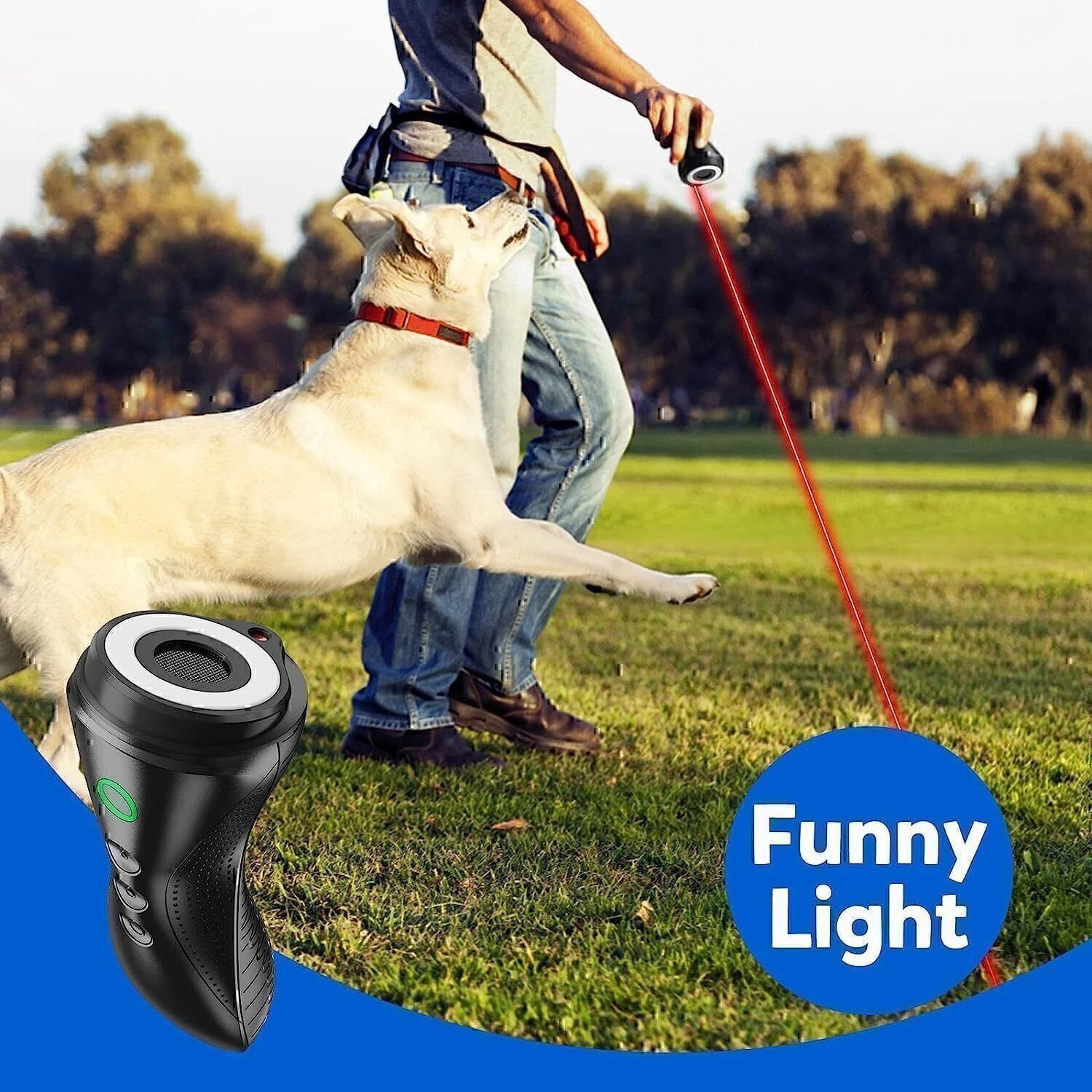 3 Mode Rechargeable Ultrasonic Anti Barking Device For Dogs Indoor Outdoor Bark Control 5