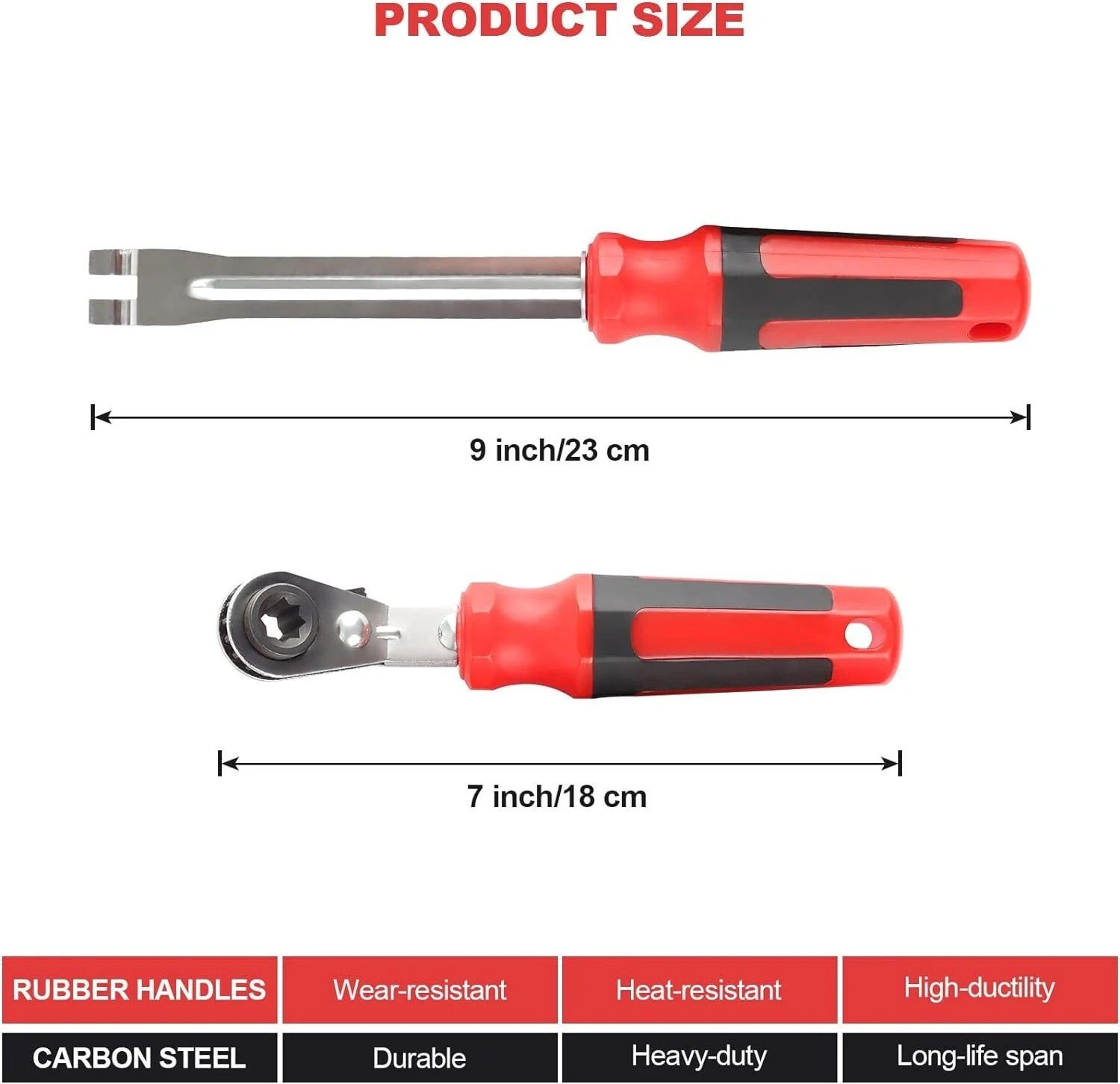 Automatic Slack Adjuster Release Hand Tool Set Ratchet Wrench Brake Adjustment Kit For Trucks 2