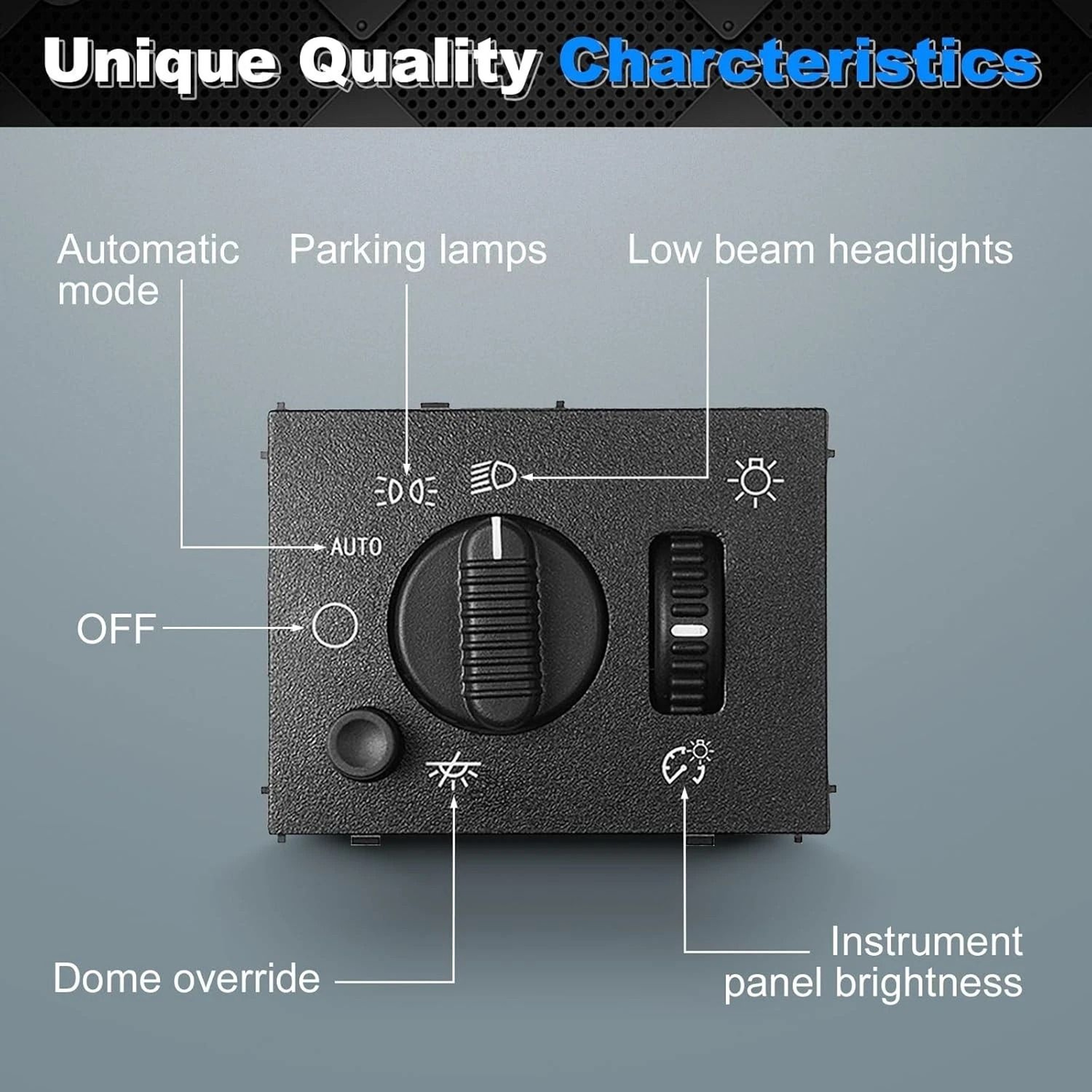 Headlight Dimmer Switch For Chevy Silverado GMC Sierra Yukon Fog Light Control 5