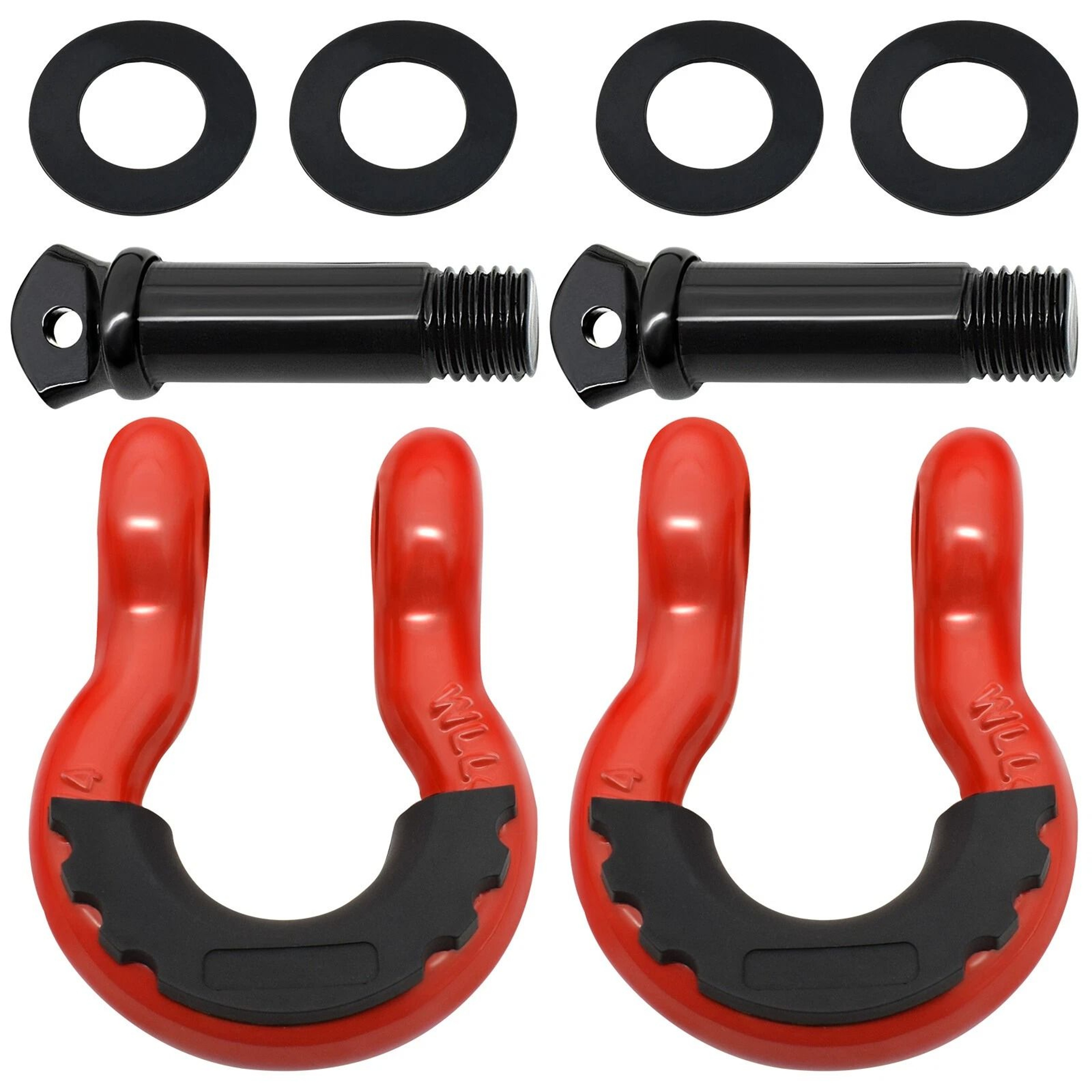 Heavy Duty D Ring Recovery Shackles For Jeep Truck 0