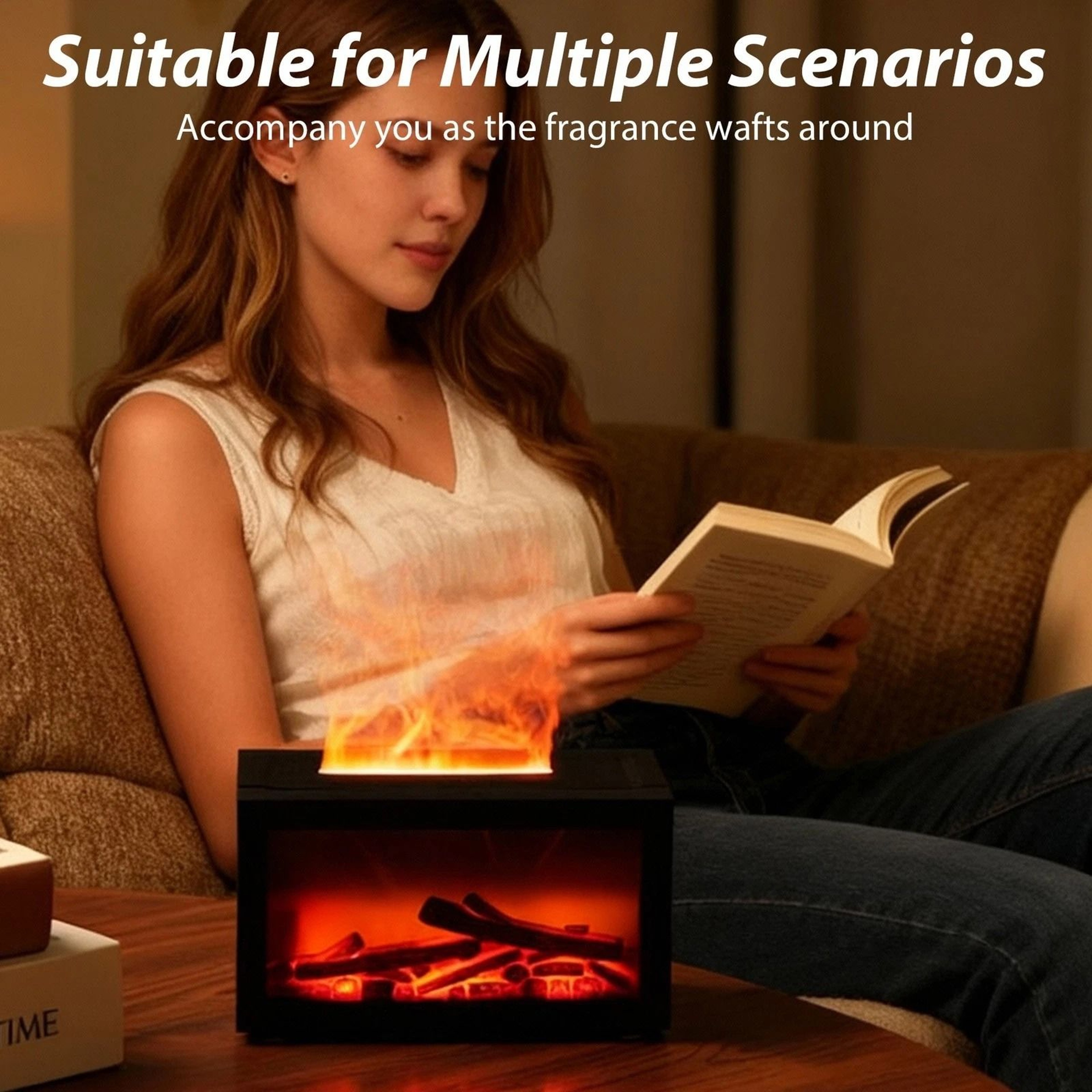 Fireside Glow Aroma Diffuser Humidifier 5