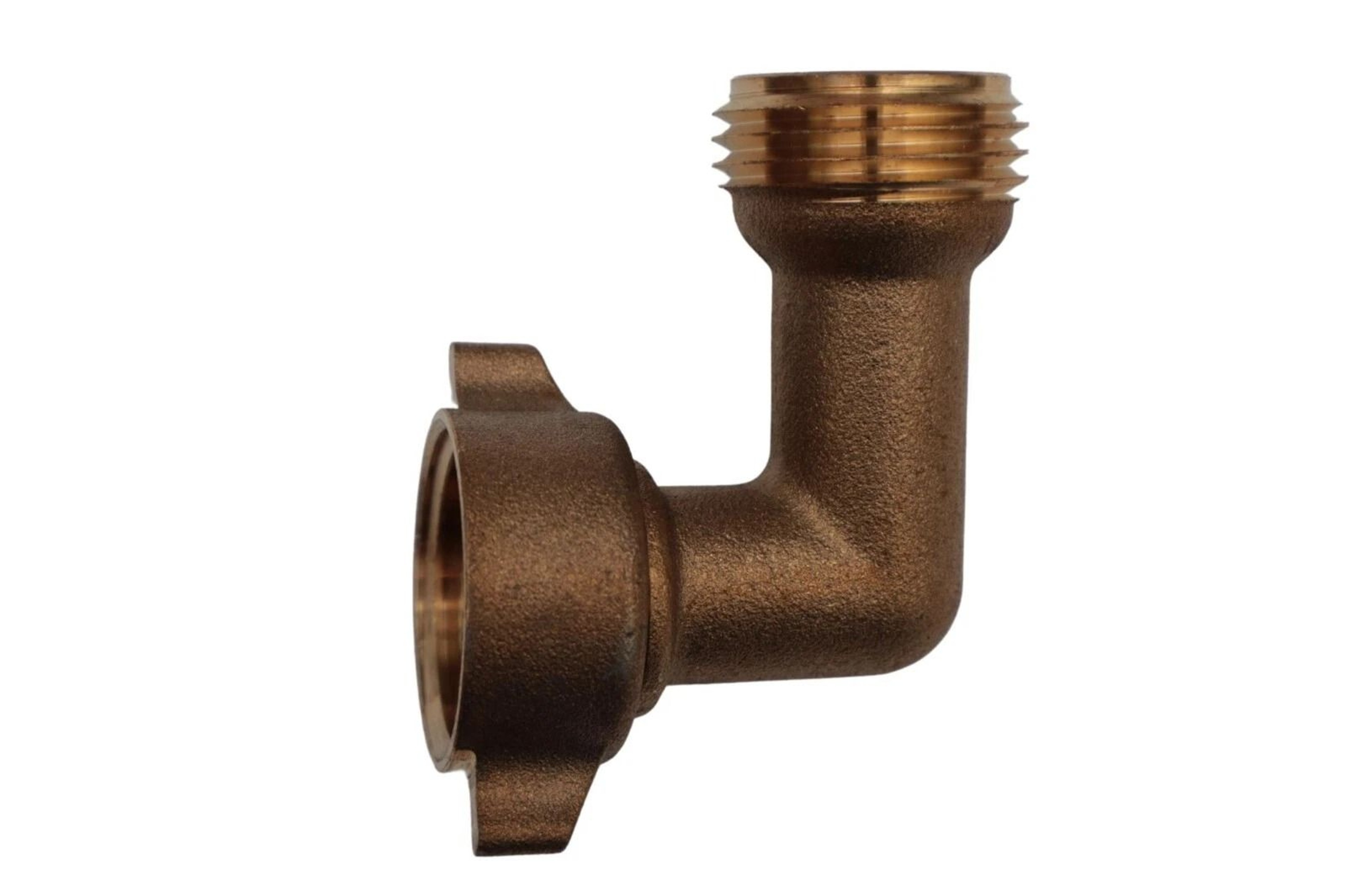 Road  Home 90 Lead Free Brass Standard Hose Thread Elbow With Easy Grip 0