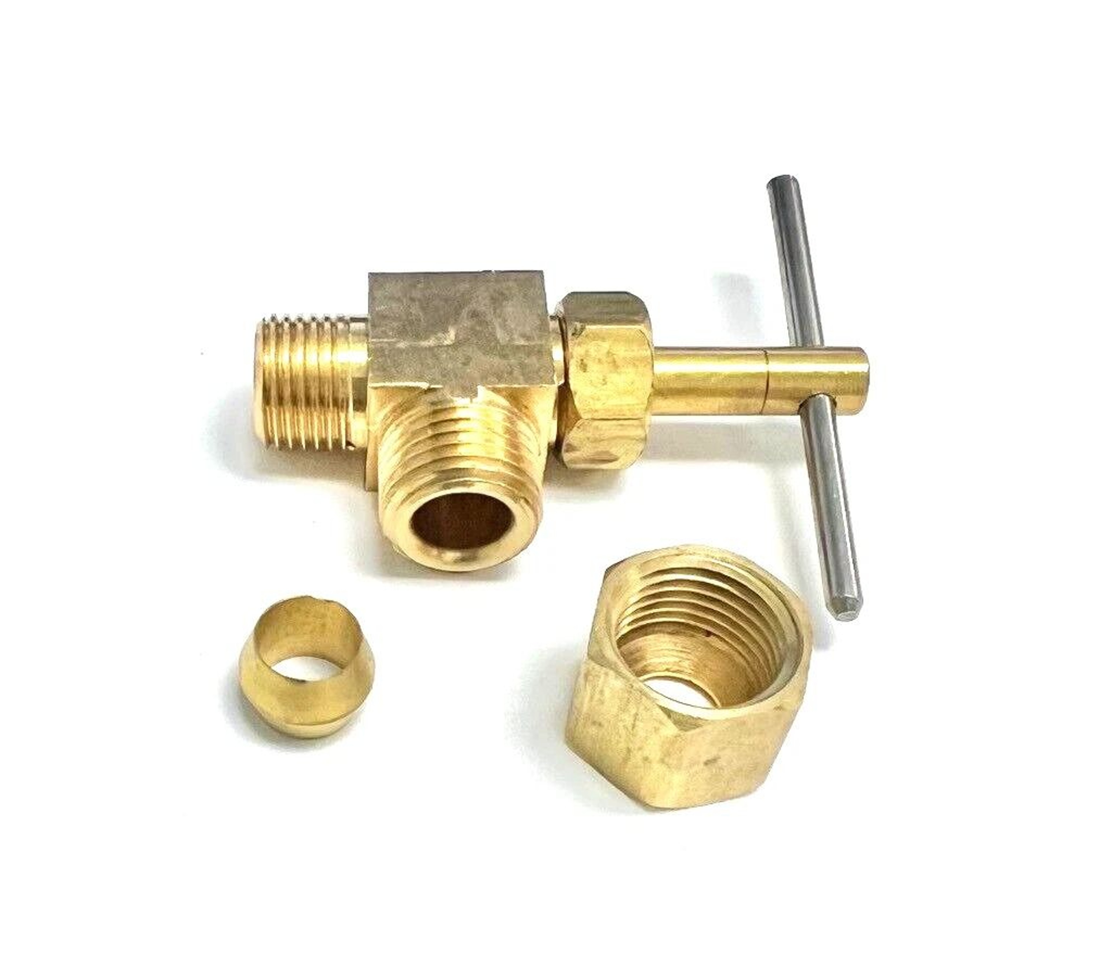 Jones Stephens Lead Free Compression Valve MIP Angle Needle Valve 0