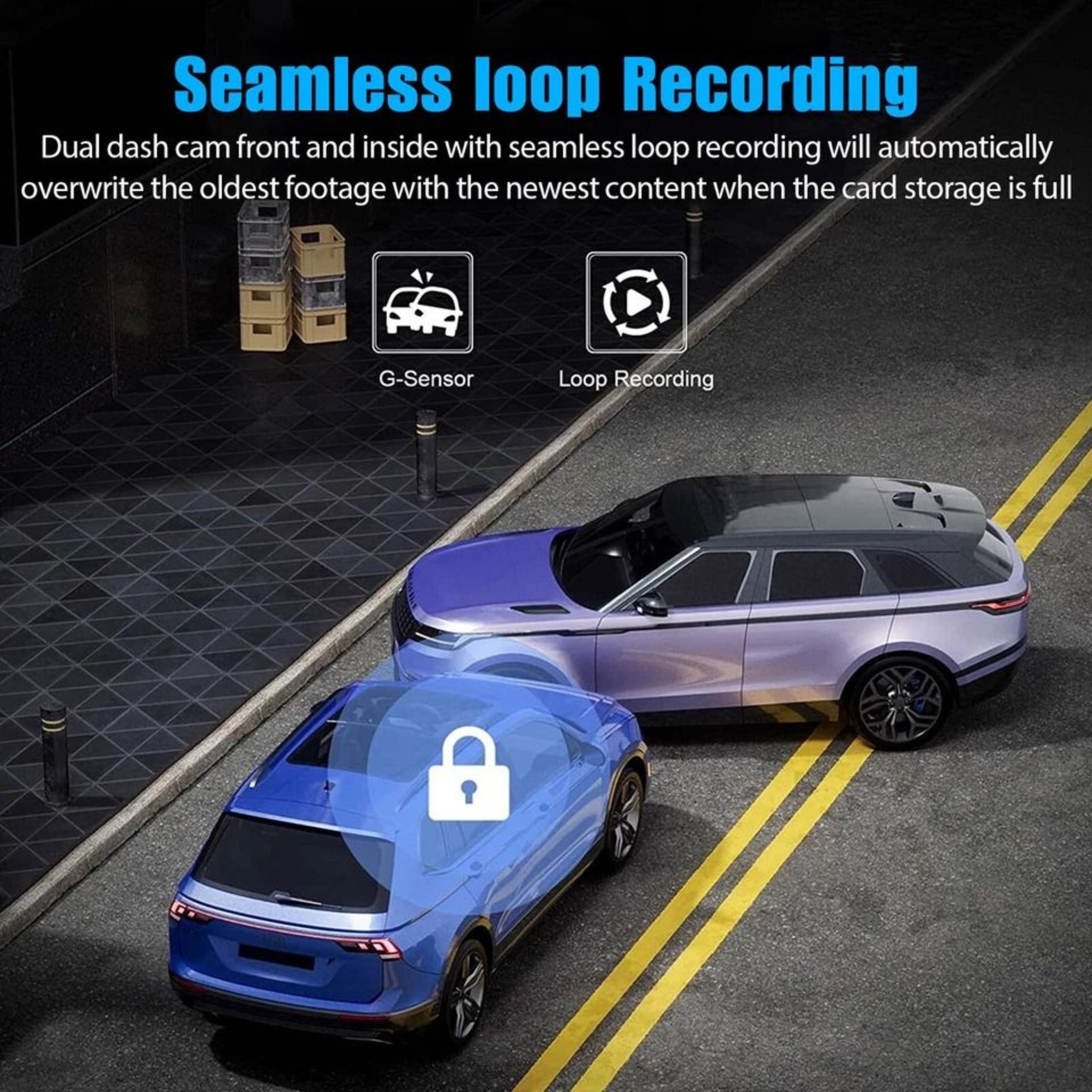 Dash Cam For UberTaxi With FrontRearCabin Cameras  IR Night Vision 5