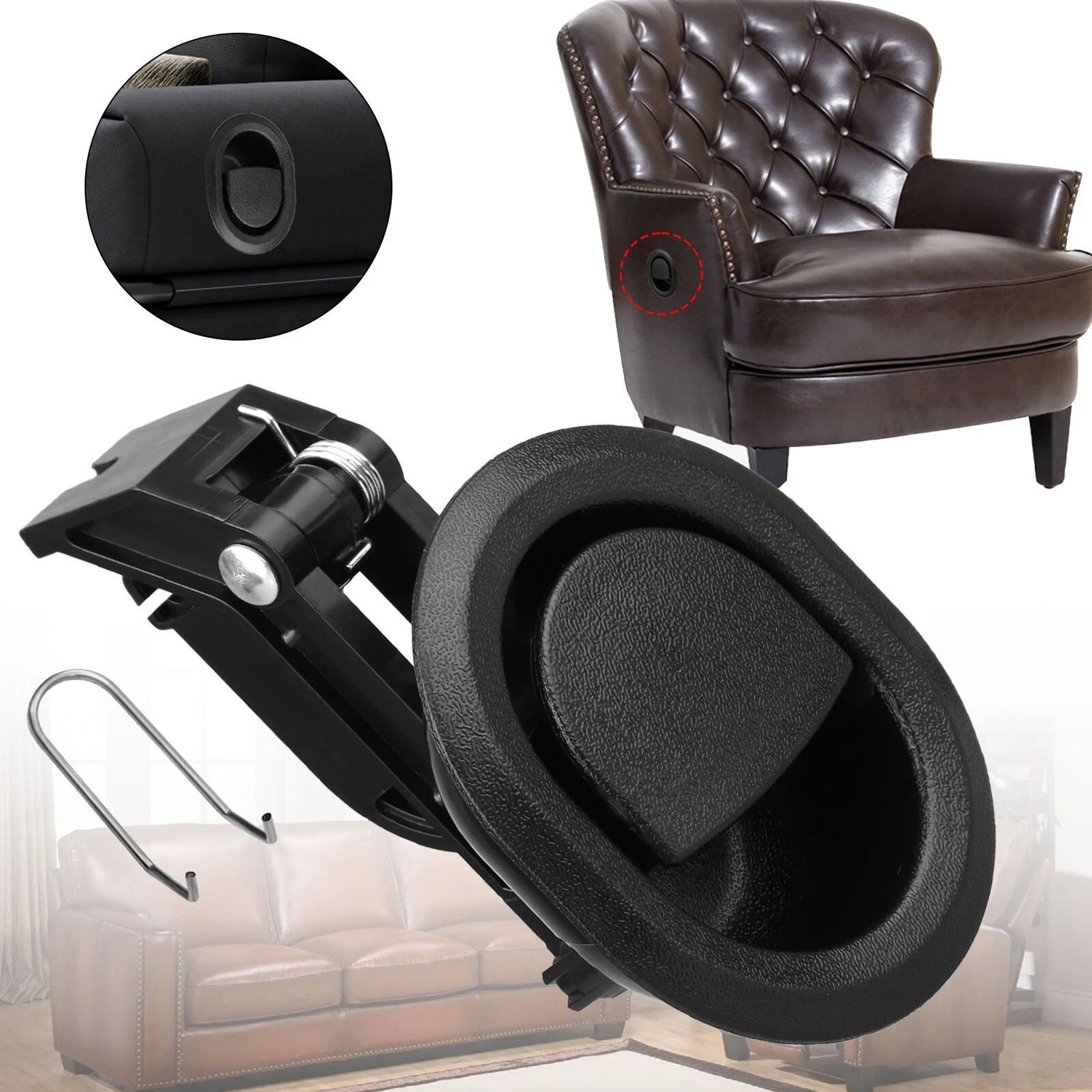 Universal Recliner Sofa Pull Handle Replacement Lever Durable Couch Release Mechanism 2