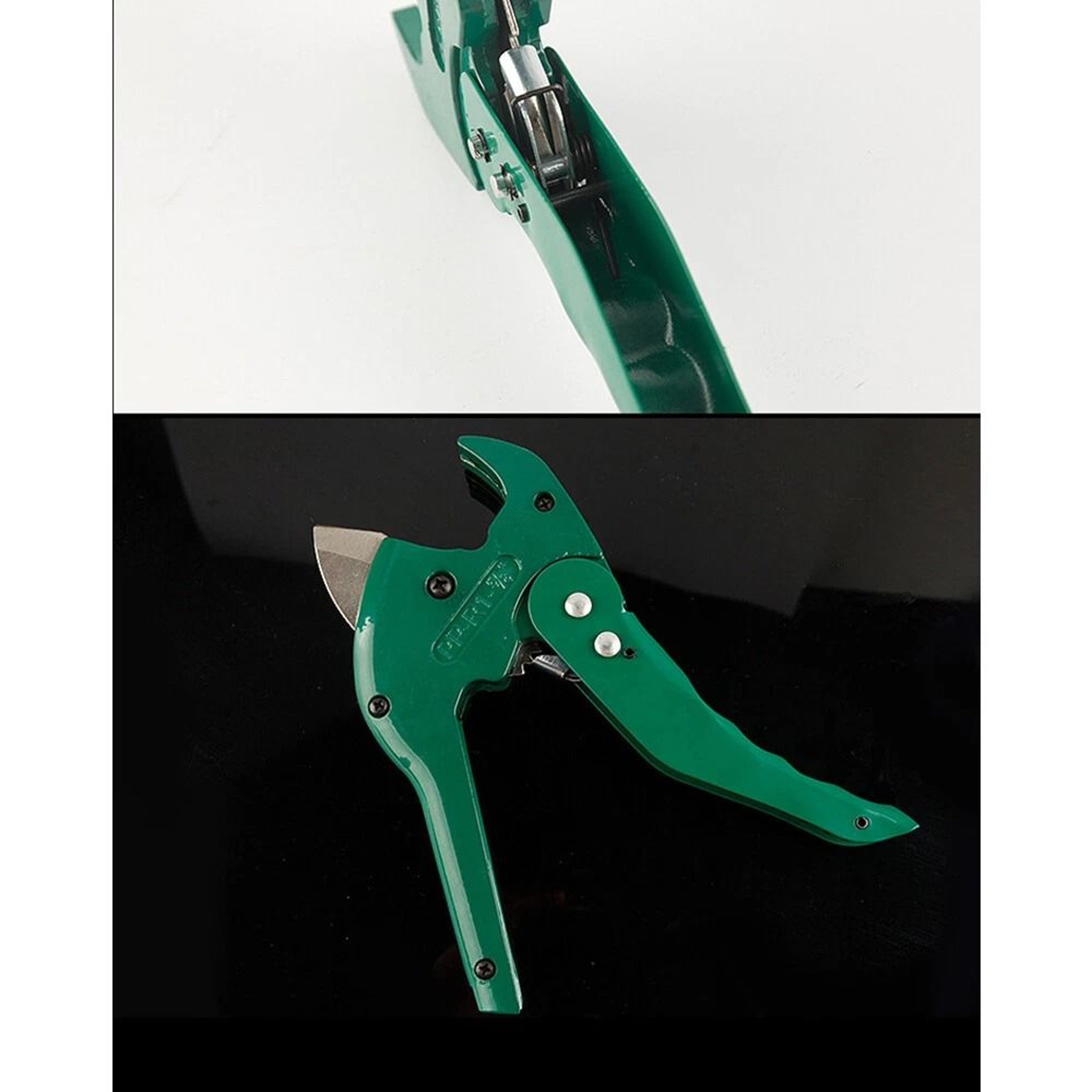 HeavyDuty PVC Pipe Cutter Ratcheting Tool With Metal Handle 1