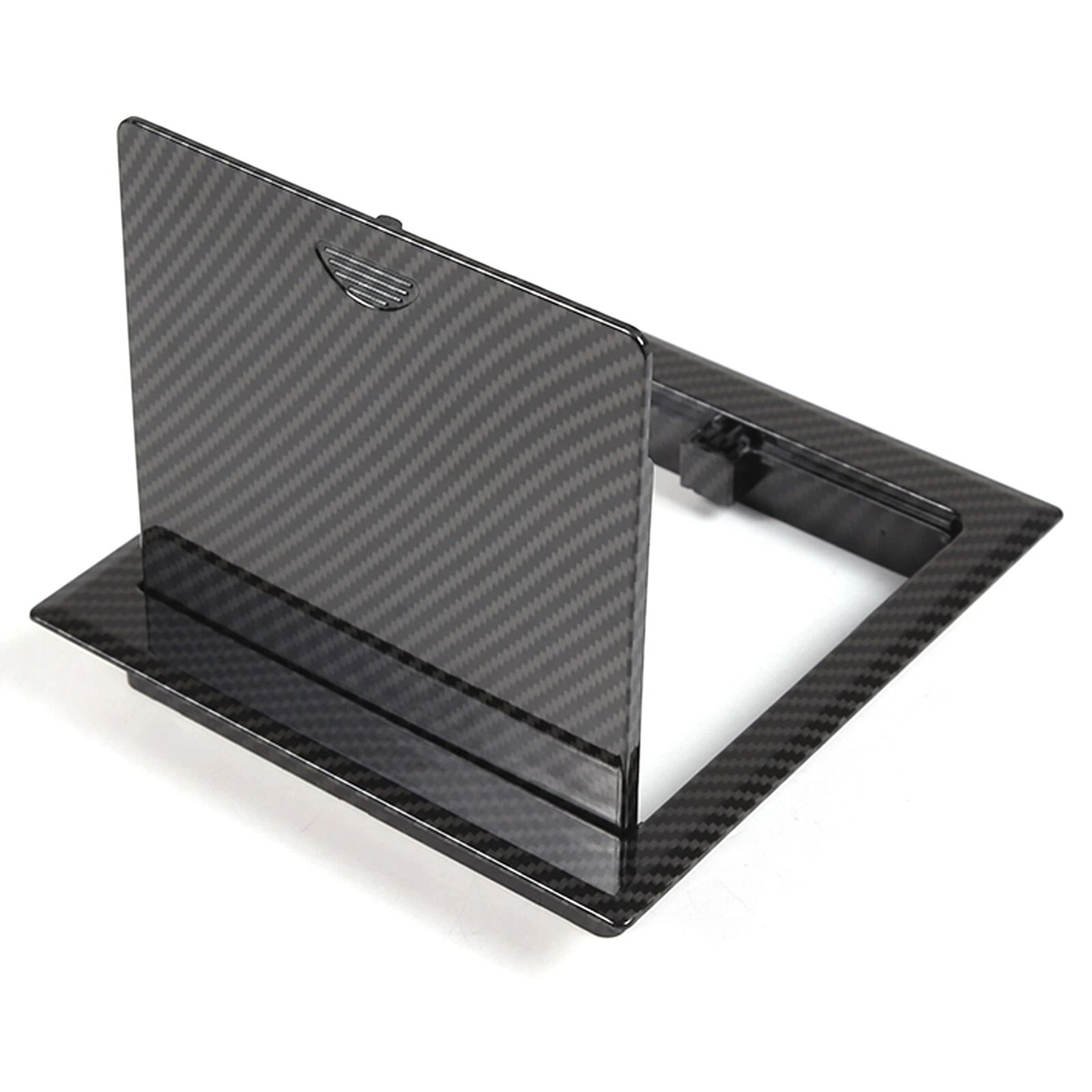 ABS Carbon Console Tray For Toyota Tundra Center Console Armrest Box Storage Solution 2