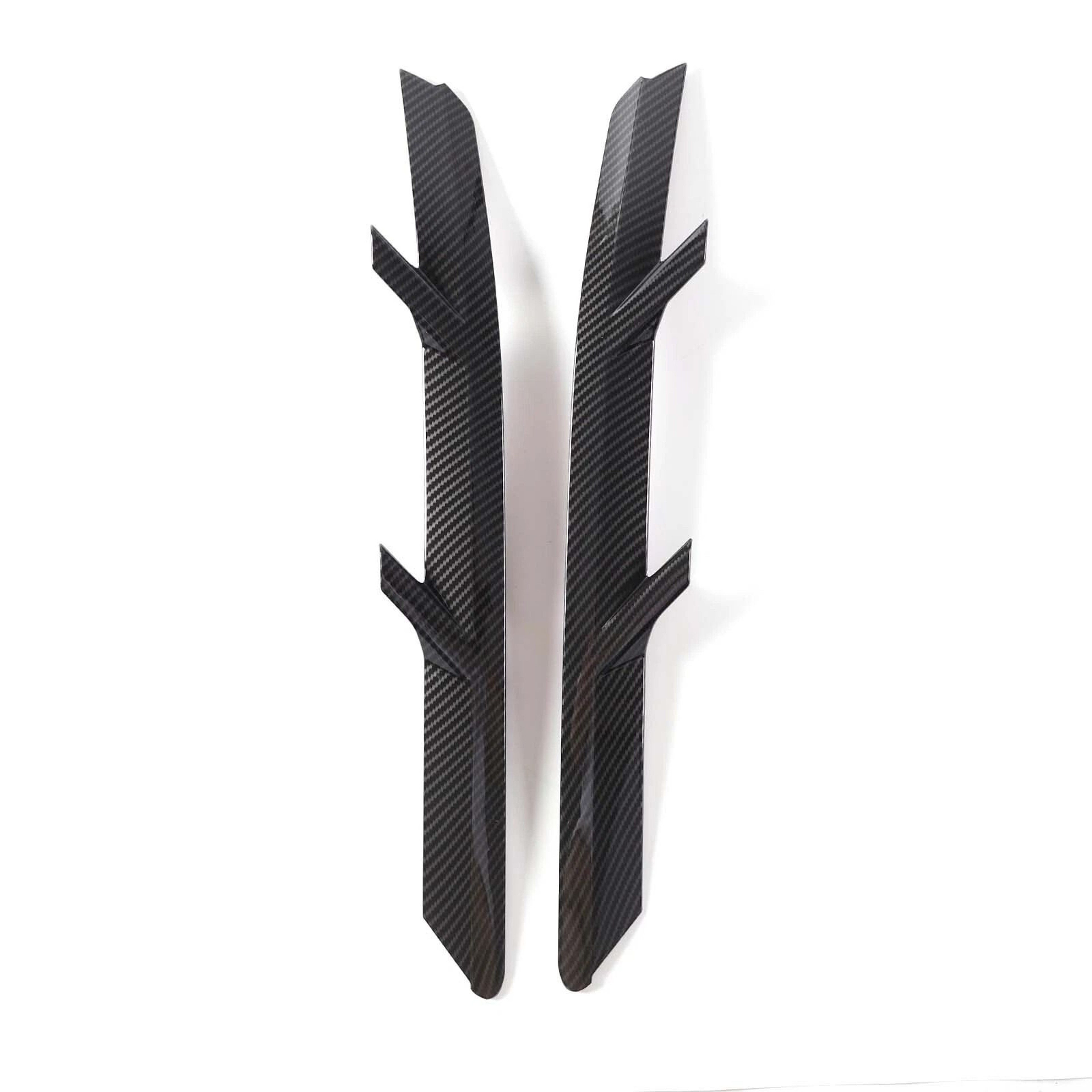 Carbon Fiber Look Side Fender Air Vent Frame For Corvette C7 20142019 3