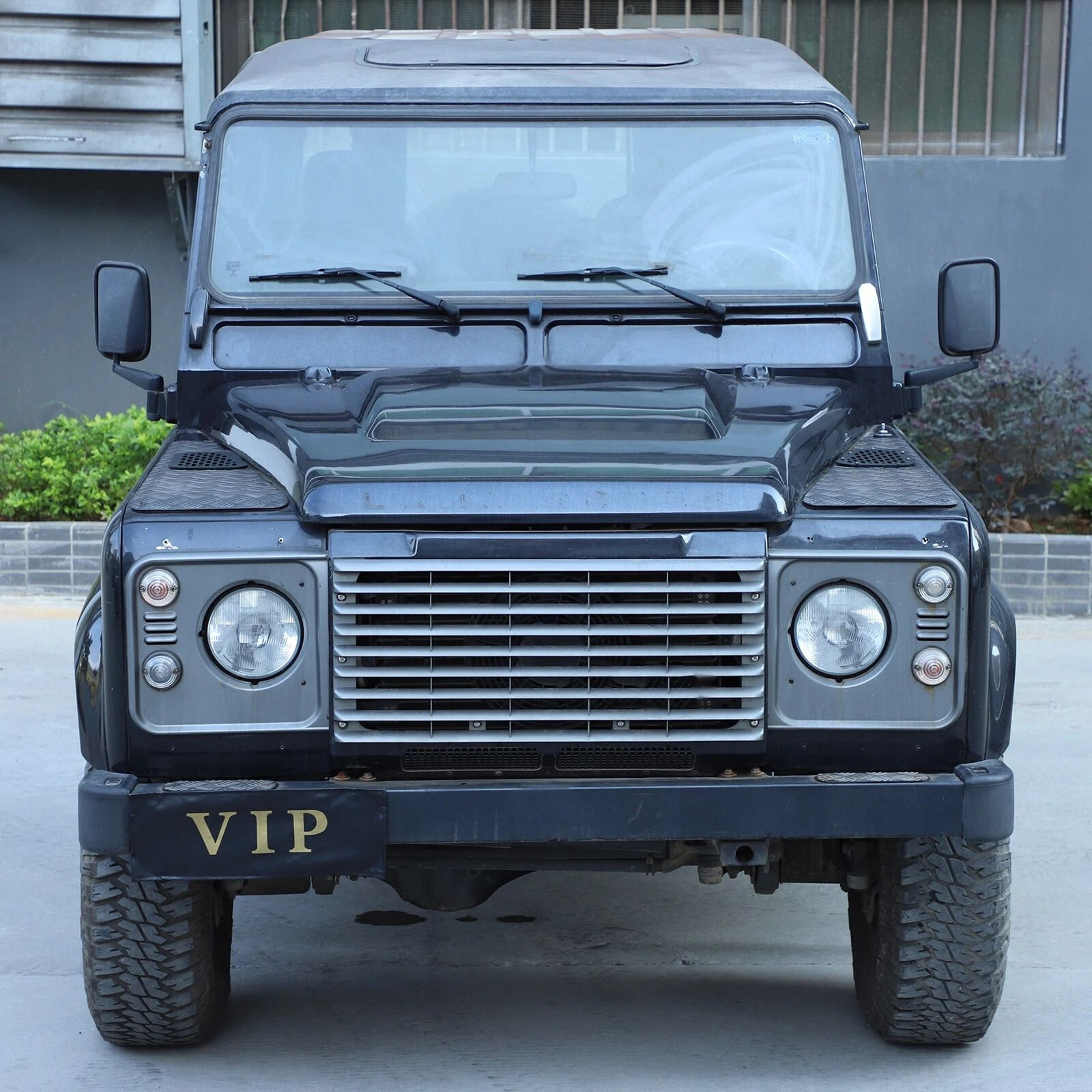 Black Alloy Front Hood Air Vent Cover Trim For Land Rover Defender Durable Alloy Design Enhances St 11