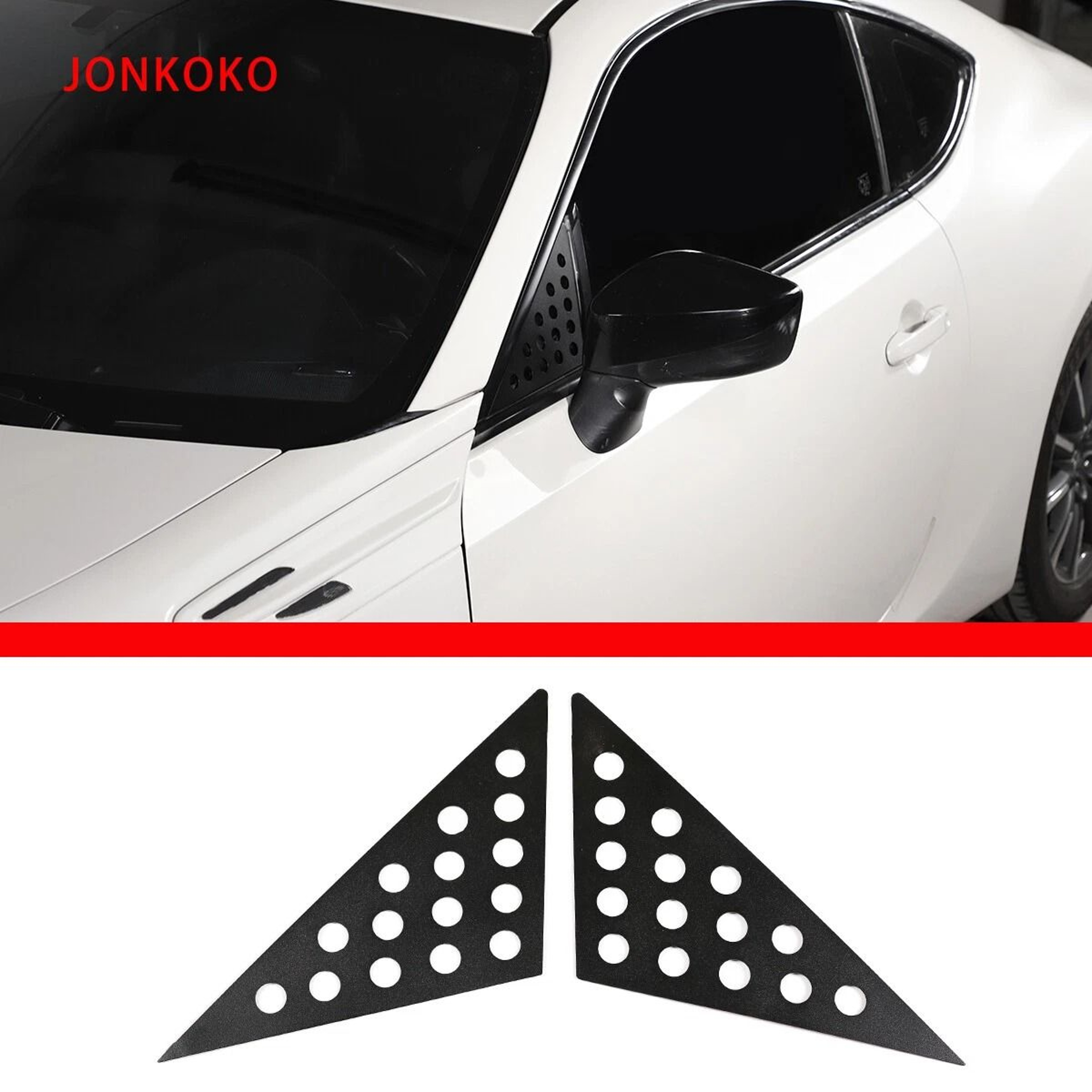 Premium Front Window Cover Trim For Toyota 86  Subaru BRZ Triangular Glass Trim Accessory 6