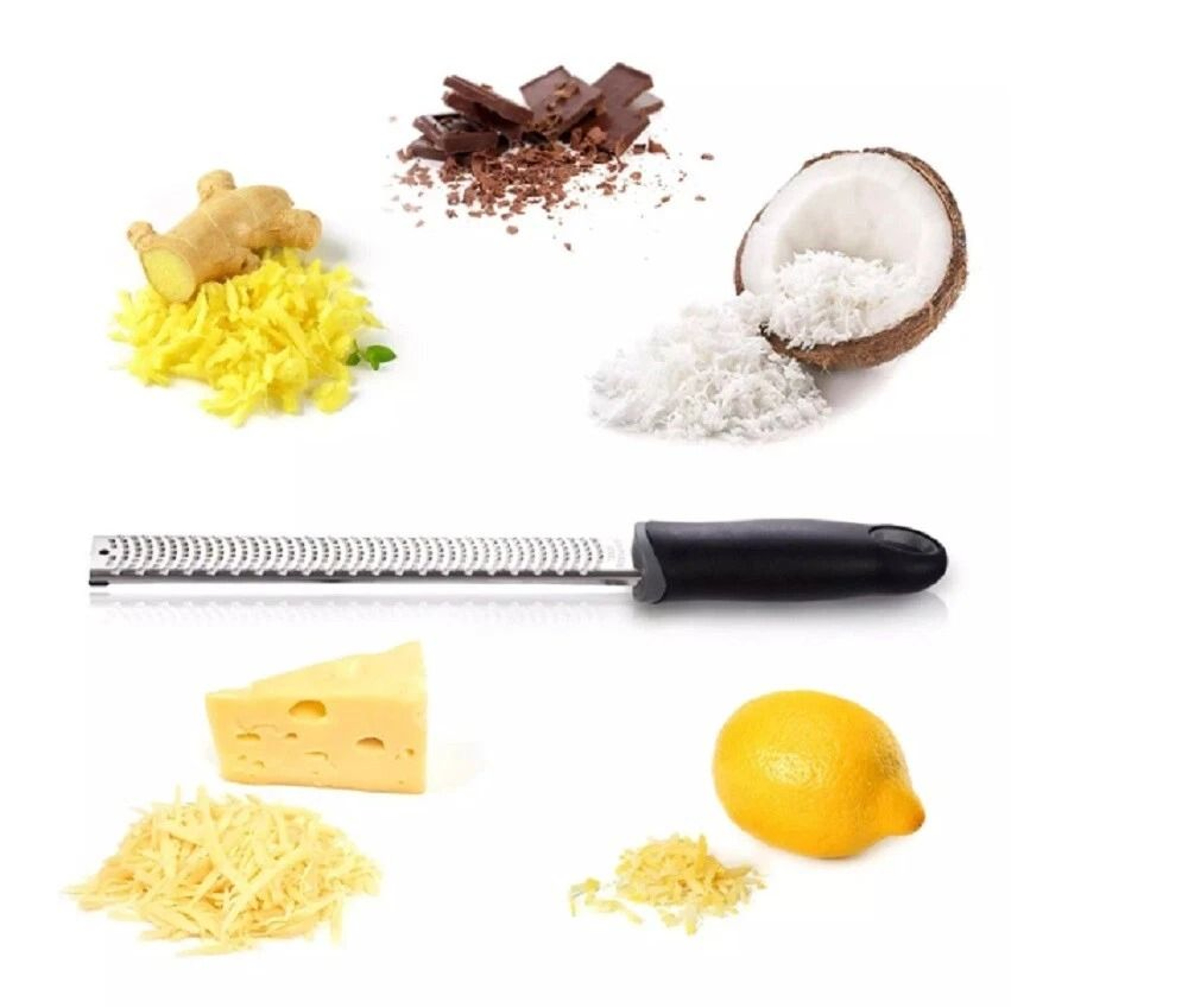 Stainless Steel Citrus Zester  Cheese Grater Tool Premium Fine Shredder For Kitchen Use 7