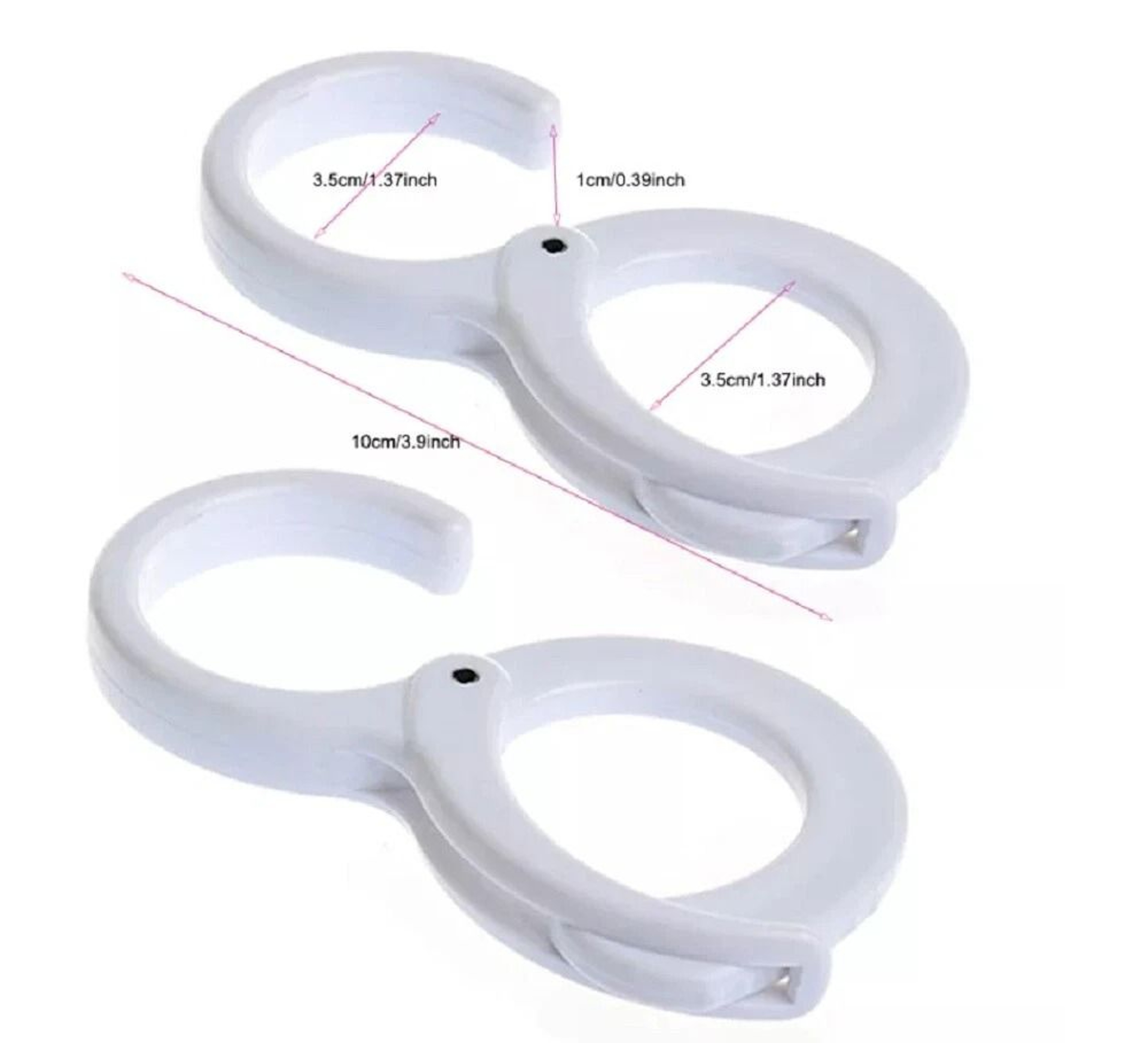 Table Edge Clips Windproof Hangers For Desk Shelf  Crossbar Clamp 7
