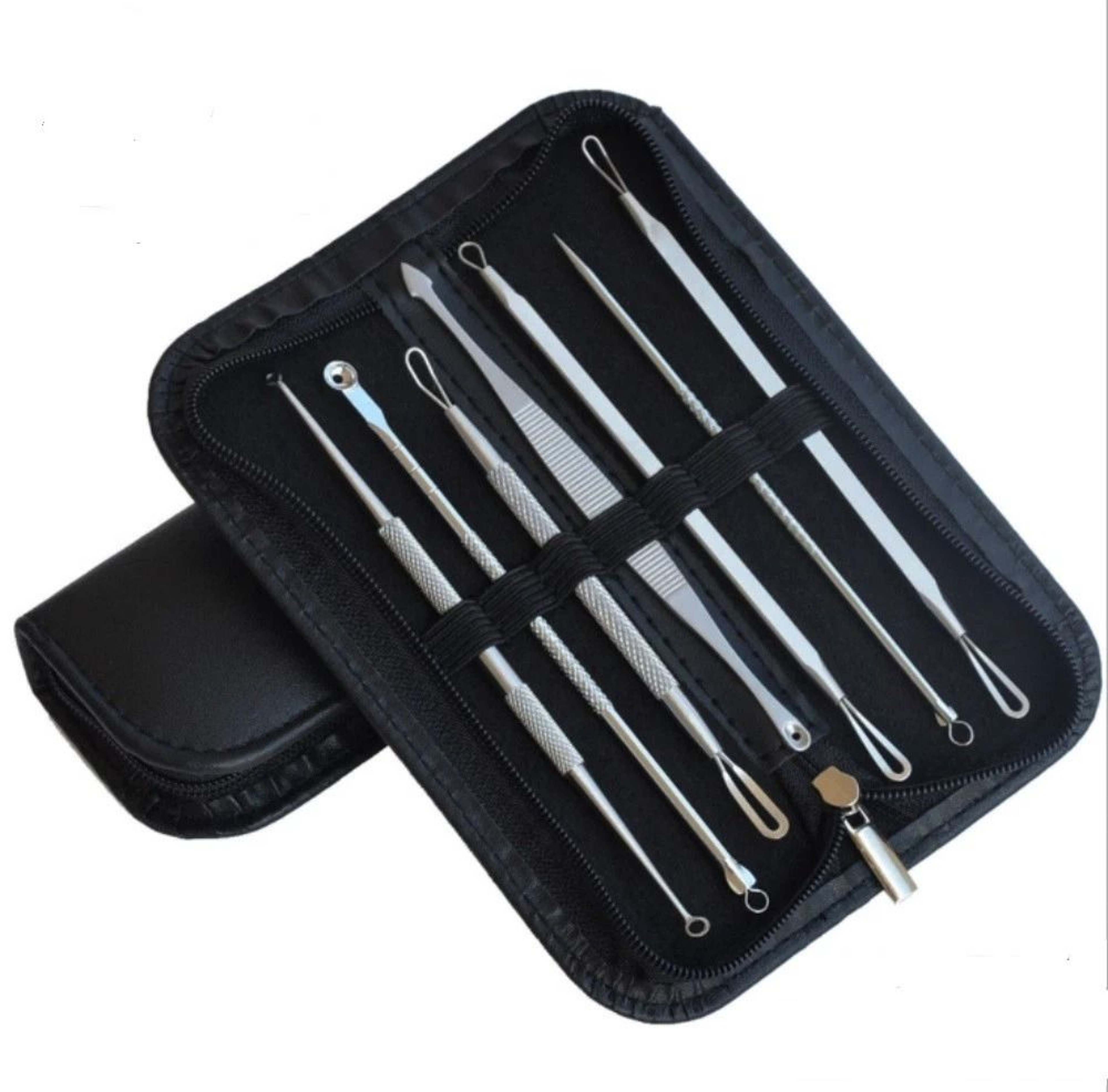 Blackhead Remover Kit Stainless Steel Pimple Extractor Tools For Acne  Comedone Treatment 7