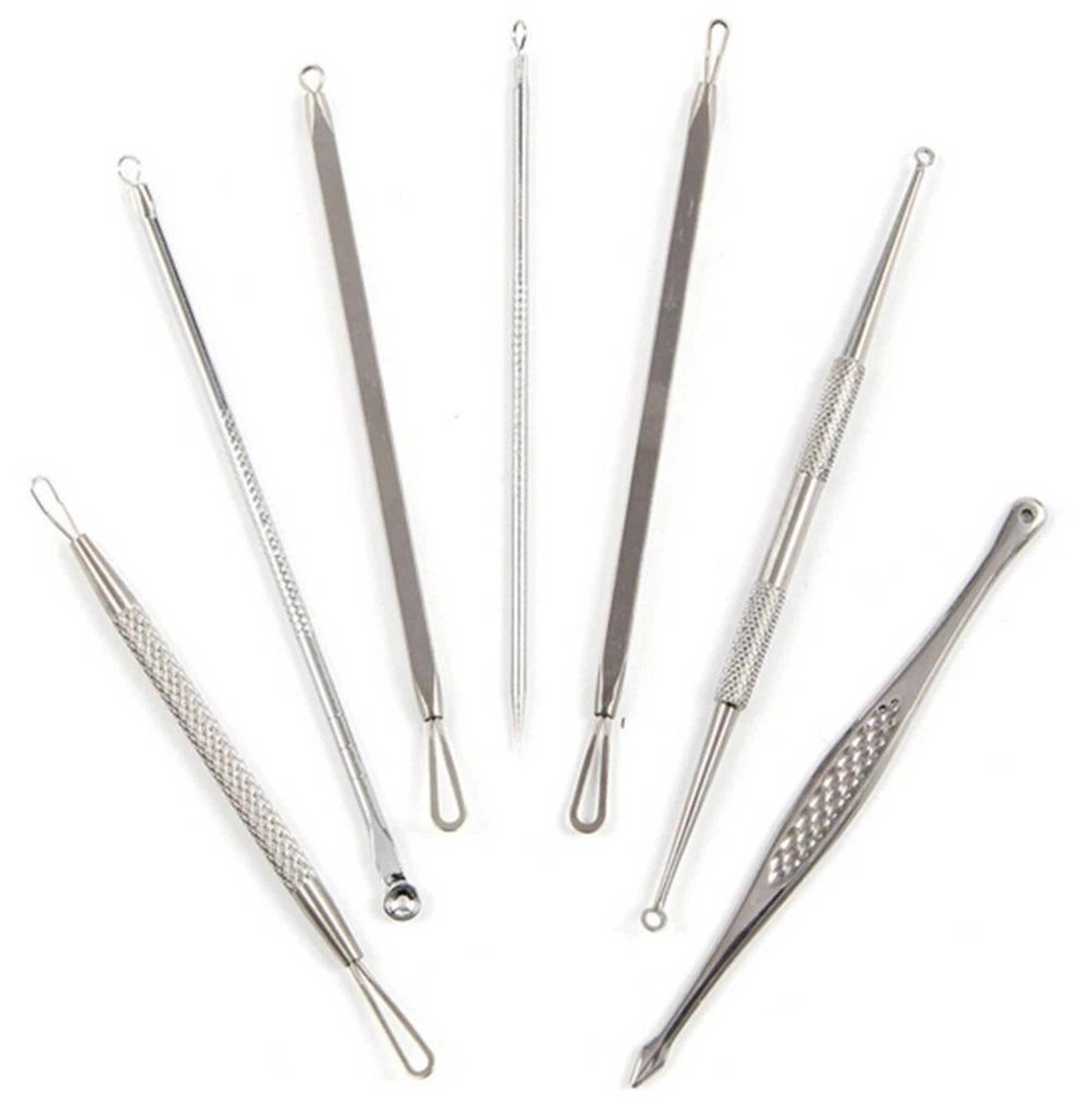 Blackhead Remover Kit Stainless Steel Pimple Extractor Tools For Acne  Comedone Treatment 3