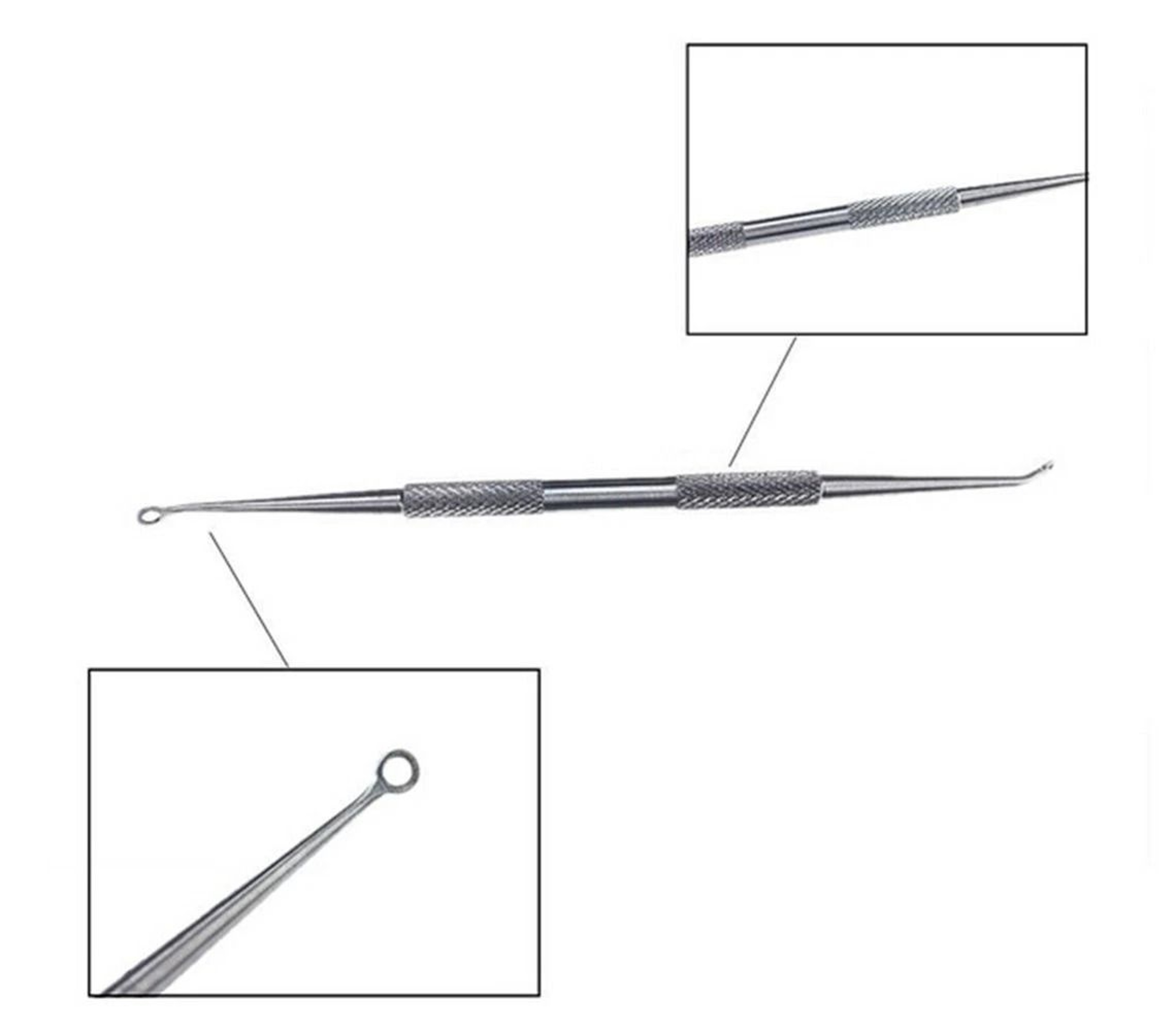 Blackhead Remover Kit Stainless Steel Pimple Extractor Tools For Acne  Comedone Treatment 5