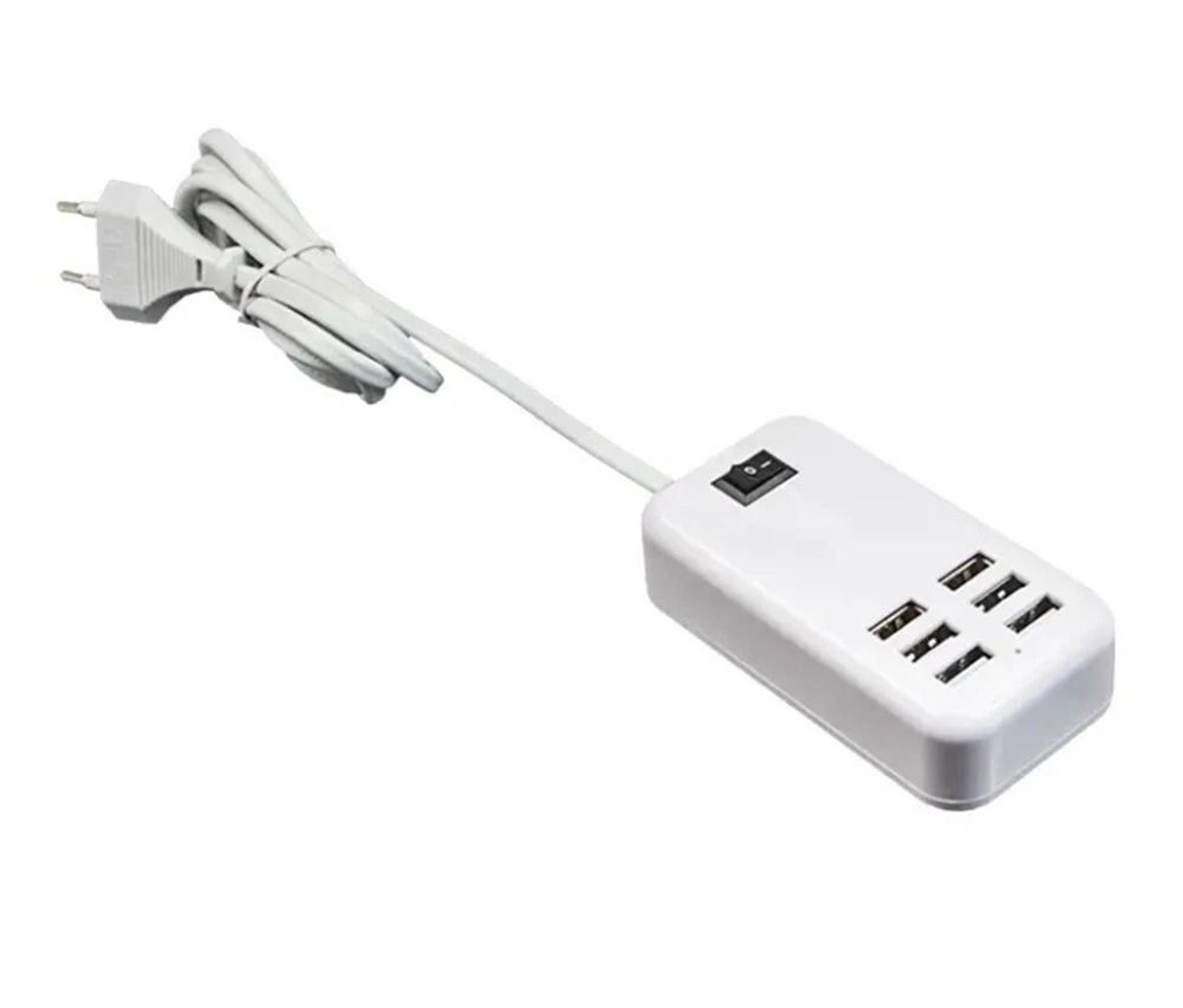 6 Port USB Charging Station Desktop USB Charger Hub For Phones And Tablets 6