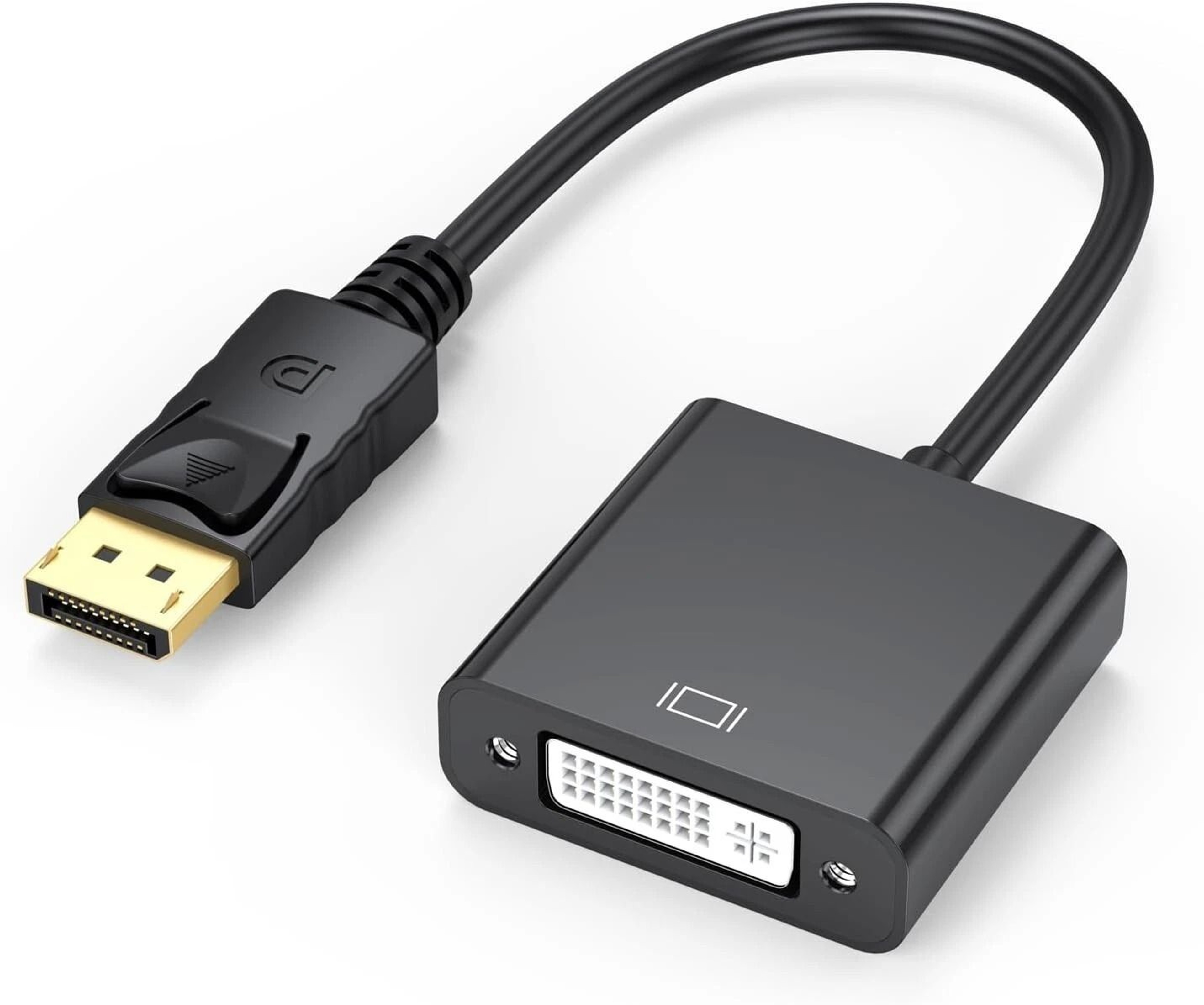 DisplayPort To DVI Adapter Cable For PC Monitor And HDTV 0