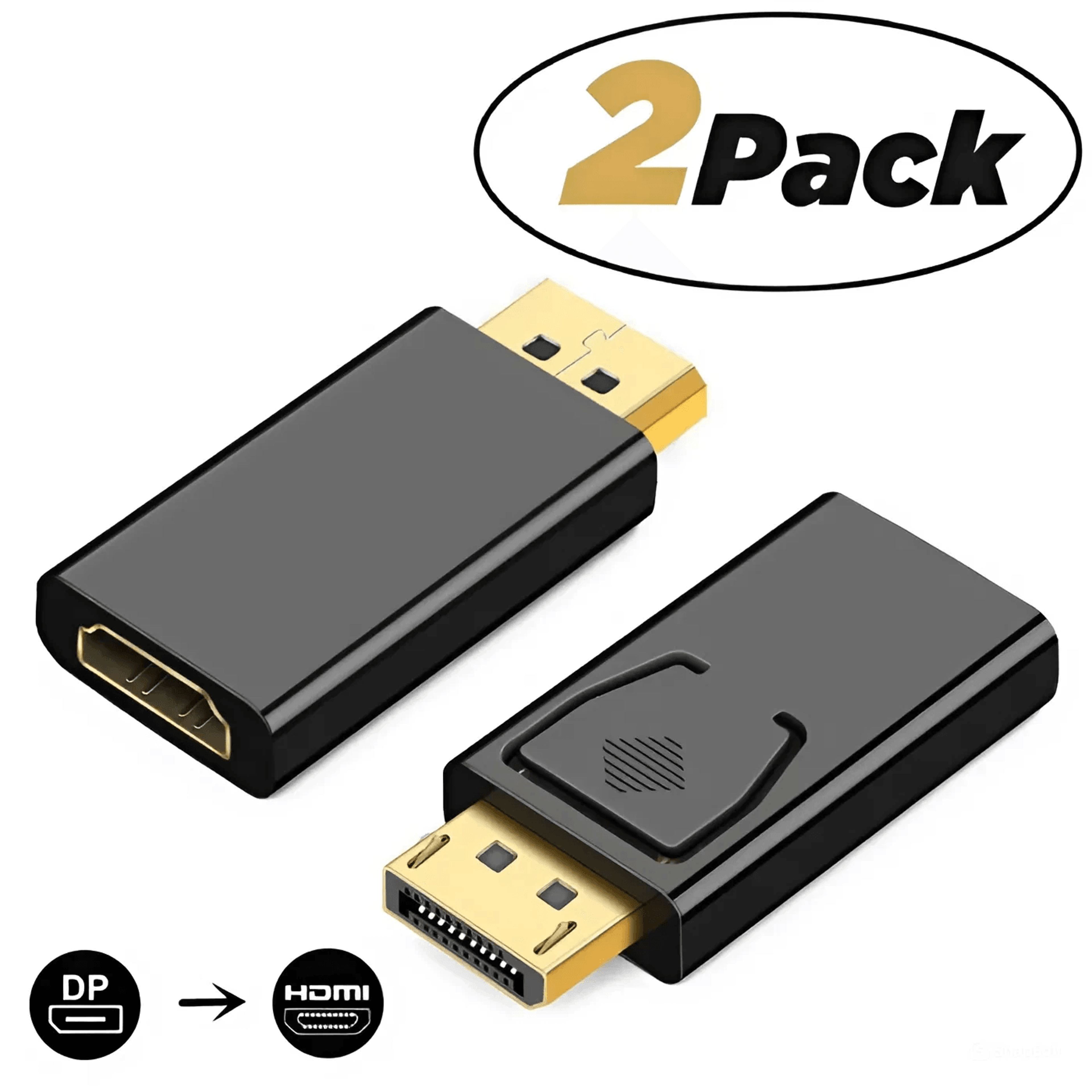 DisplayPort To HDMI Adapter For Monitor And TV DP Male To HDMI Female Converter 10