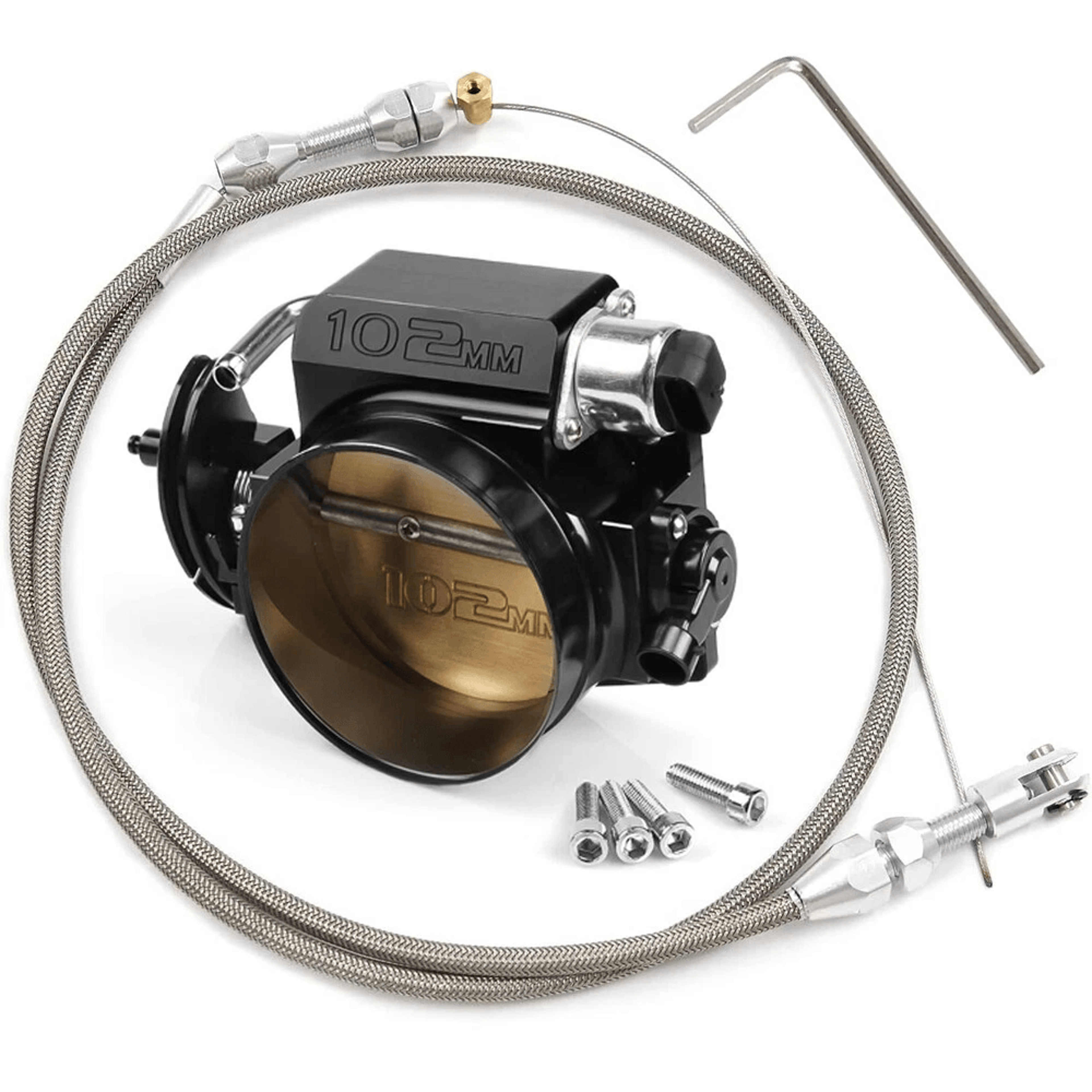 LS Throttle Body Cable Kit With TPS IAC Sensors For LS Swap Performance 0