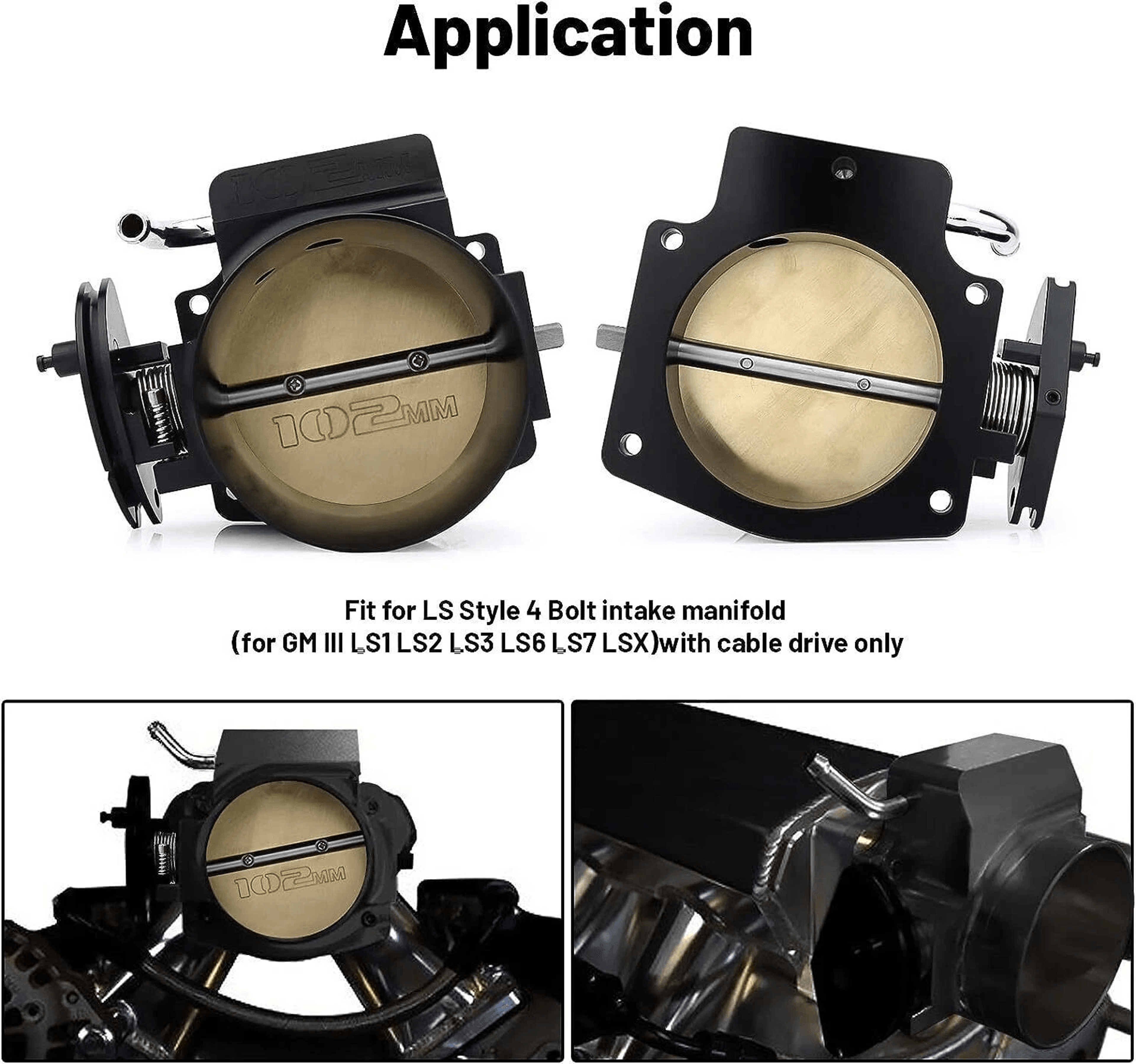 LS Throttle Body Cable Kit With TPS IAC Sensors For LS Swap Performance 10