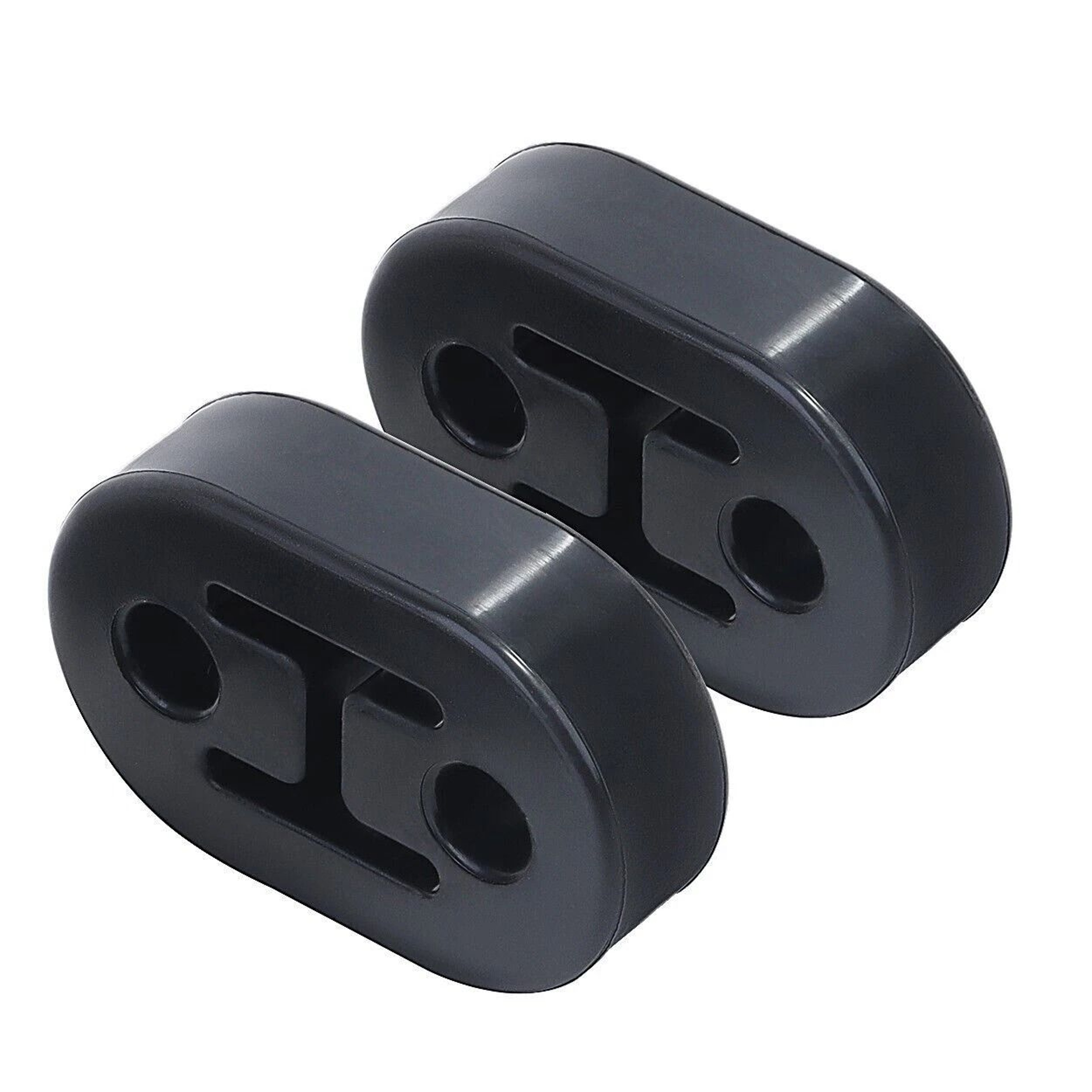 Heavy Duty Rubber Exhaust Hanger Insulator Hole Muffler Tailpipe Mount Bracket 3