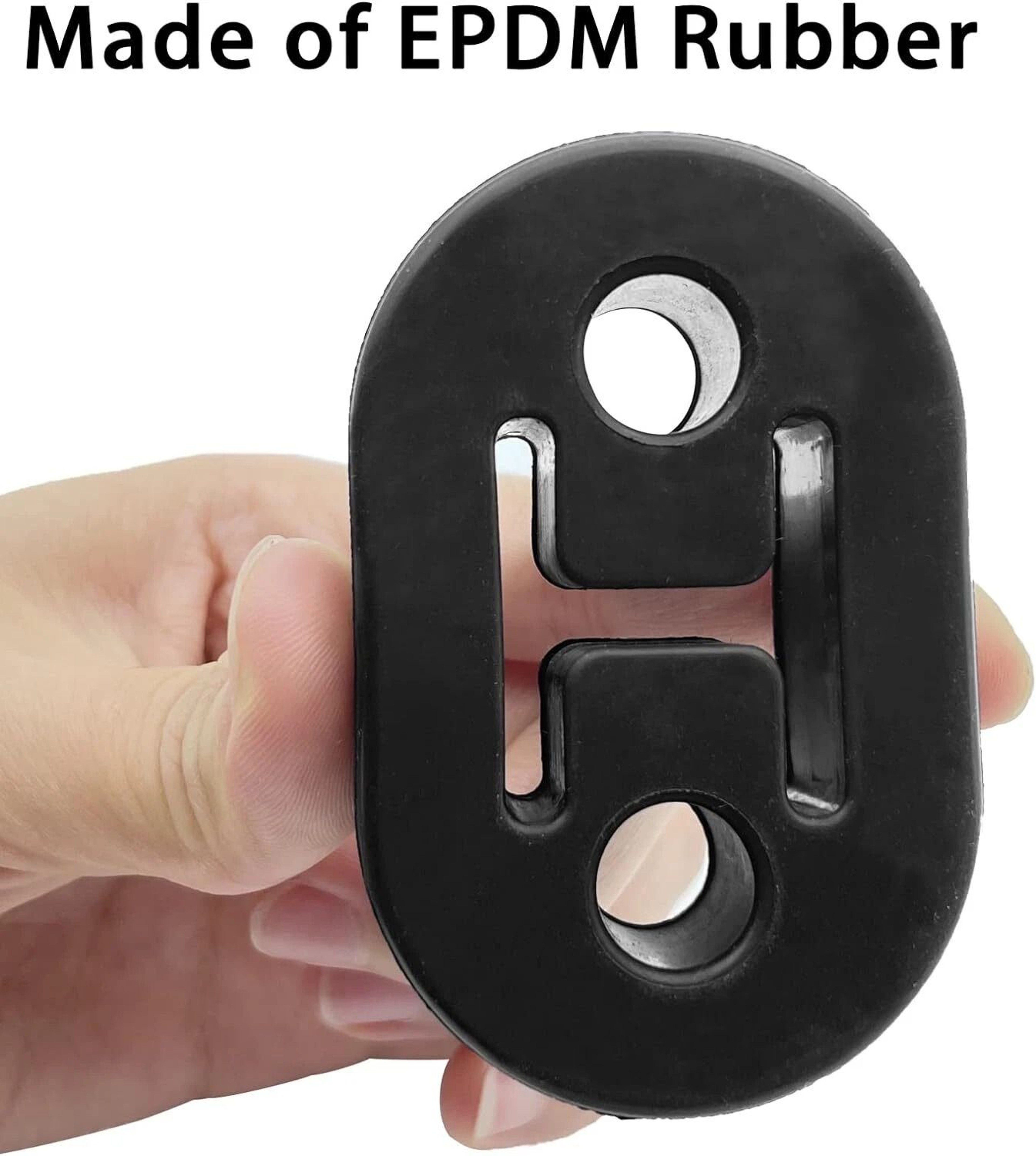 Heavy Duty Rubber Exhaust Hanger Insulator Hole Muffler Tailpipe Mount Bracket 9