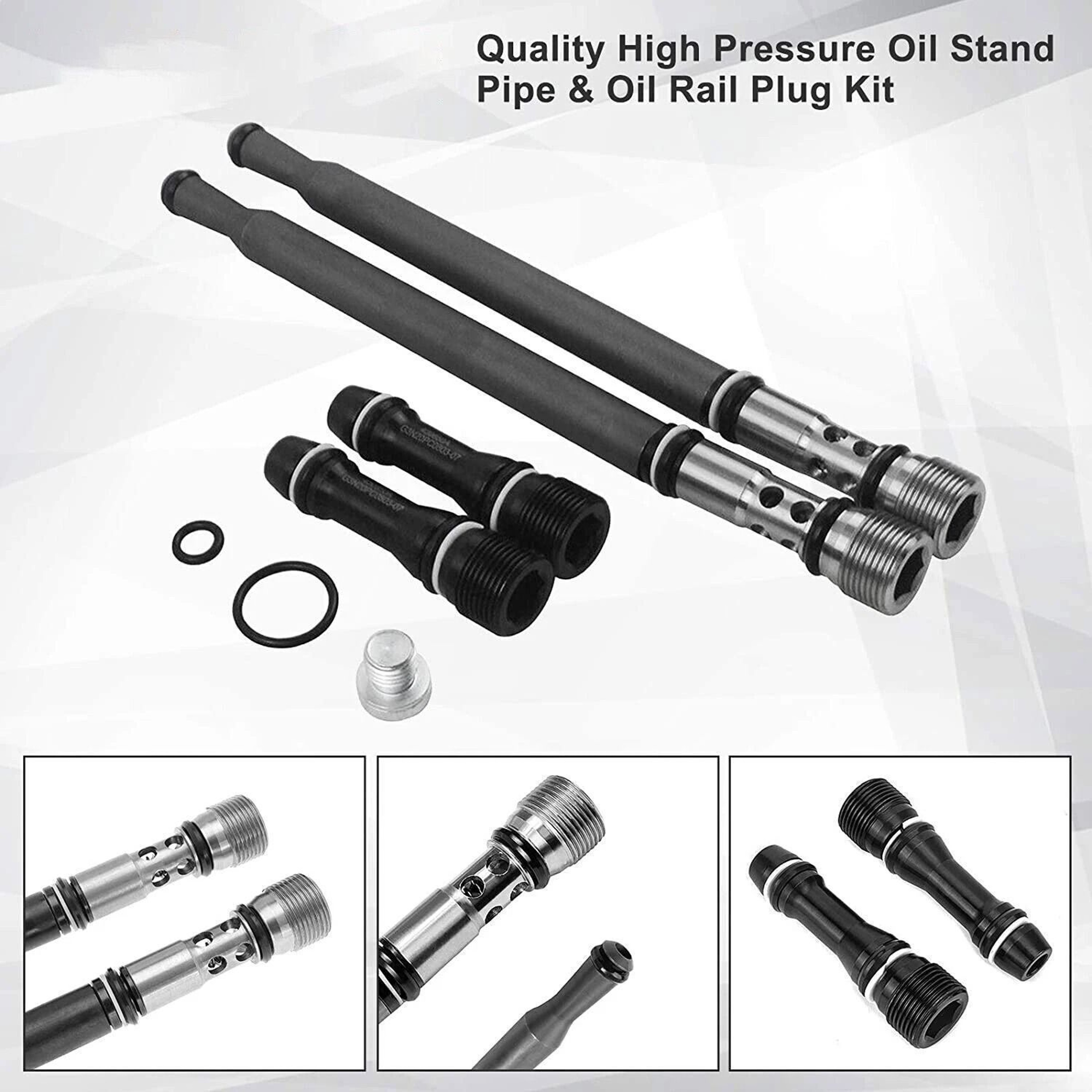 Updated Powerstroke Stand Pipe Dummy Plug Kit For Ford Diesel 7