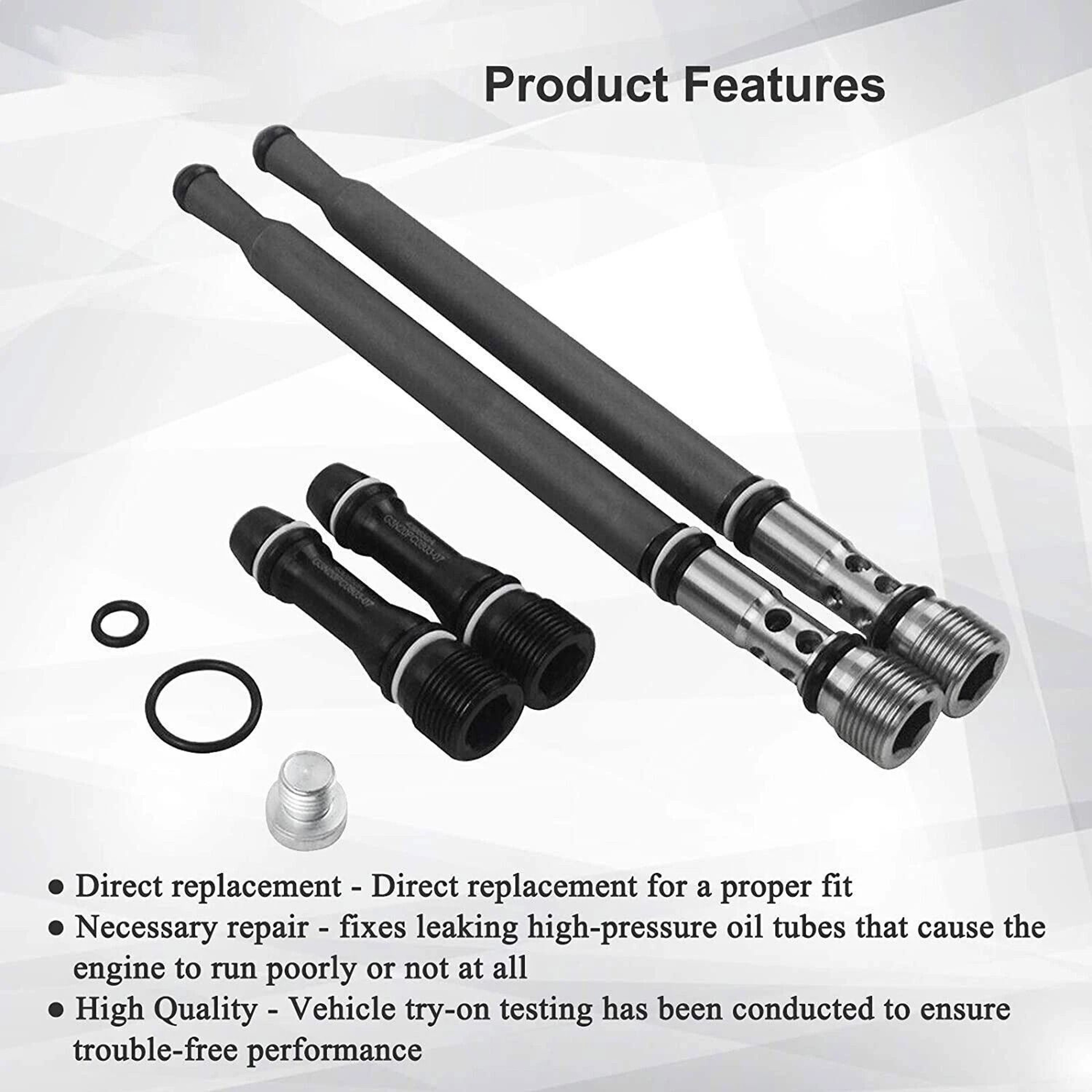 Updated Powerstroke Stand Pipe Dummy Plug Kit For Ford Diesel 8