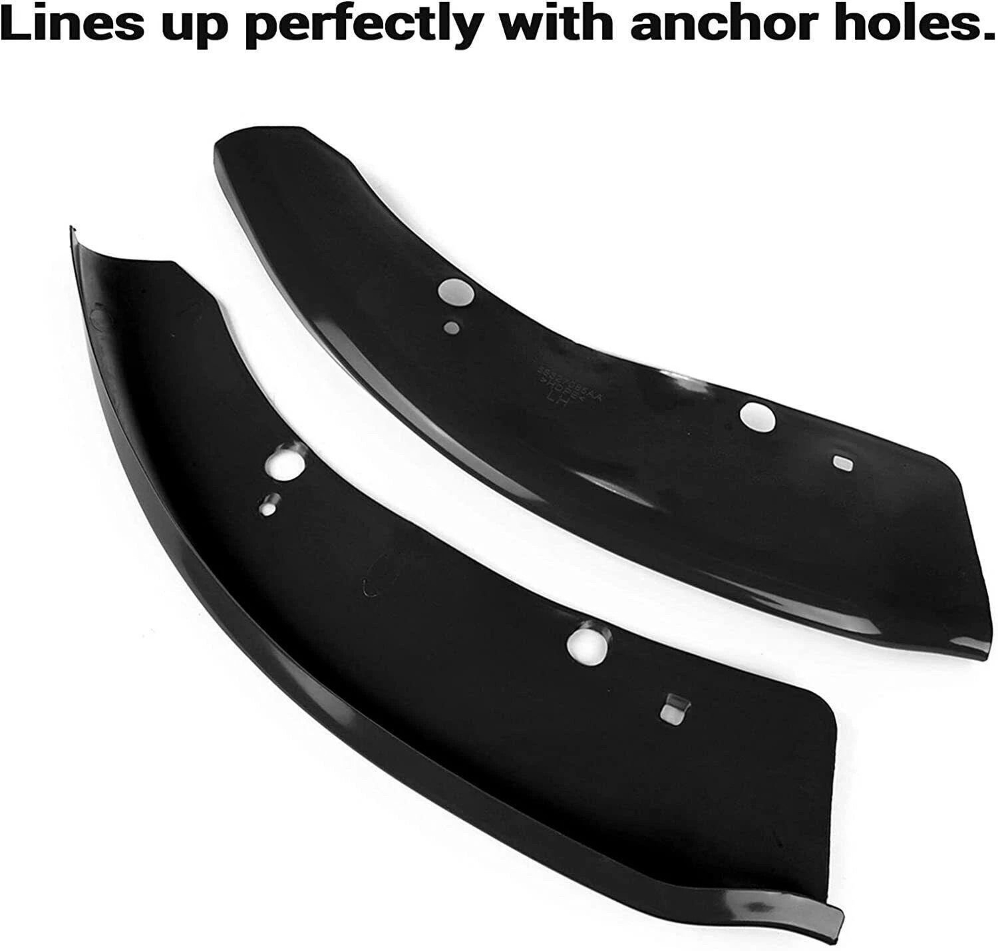 Dodge Charger Front Lip Splitter Trim Black Scat Pack SRT Bumper Protector 9