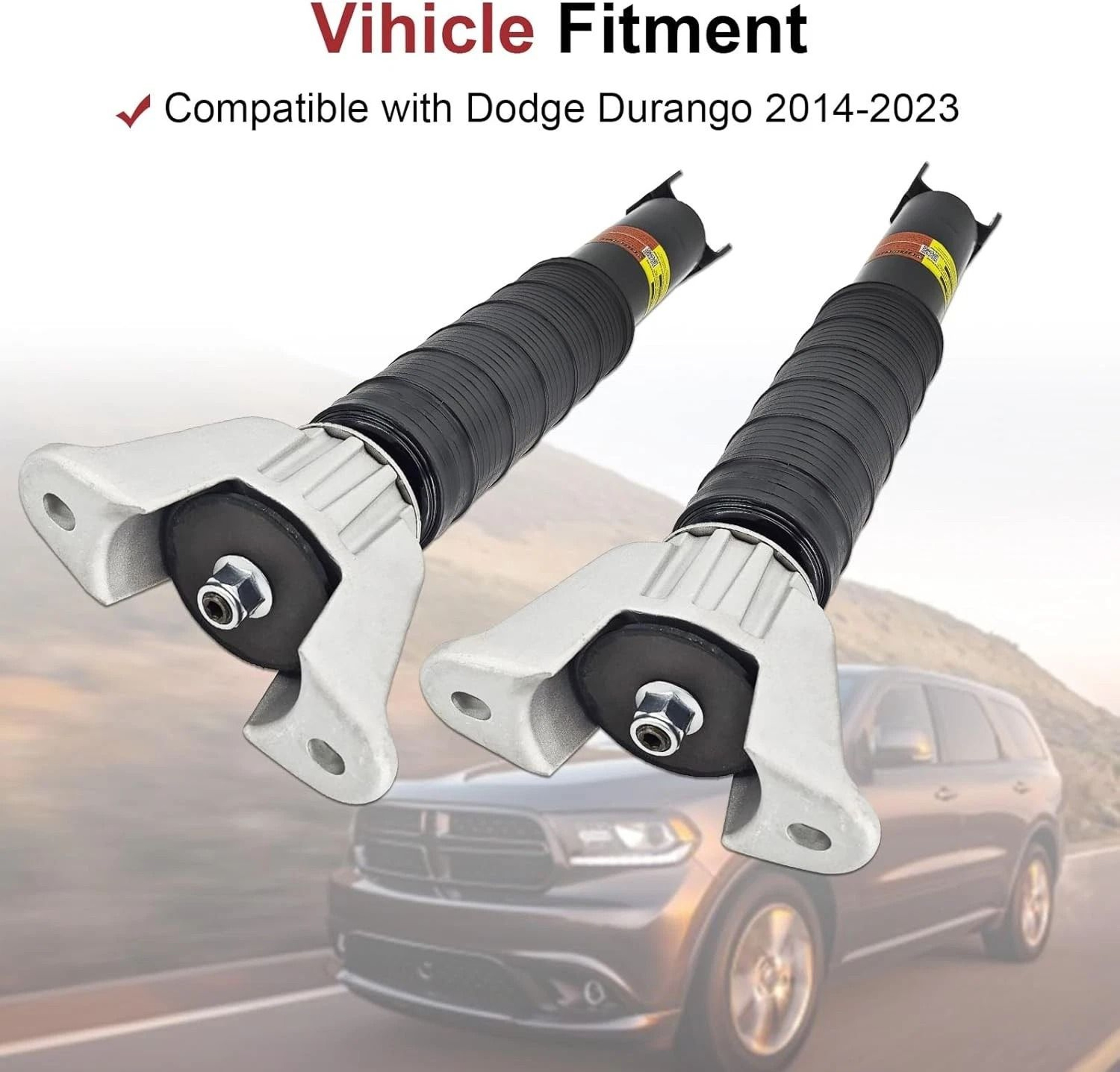 Rear Shock Absorbers For Dodge Durango Direct Replacement Set 8