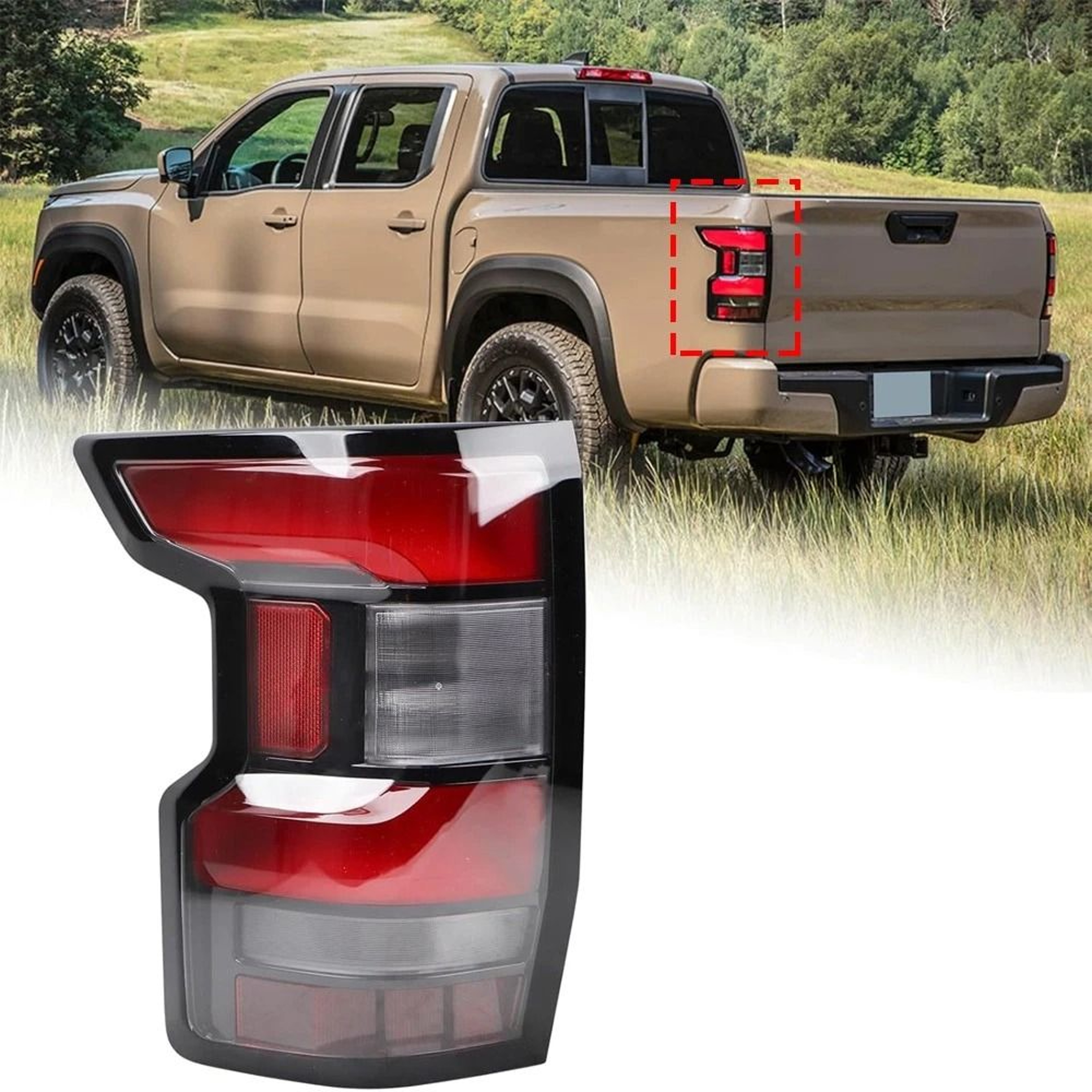 Nissan Frontier LED Tail Light Assembly Driver Side Rear Lamp 3