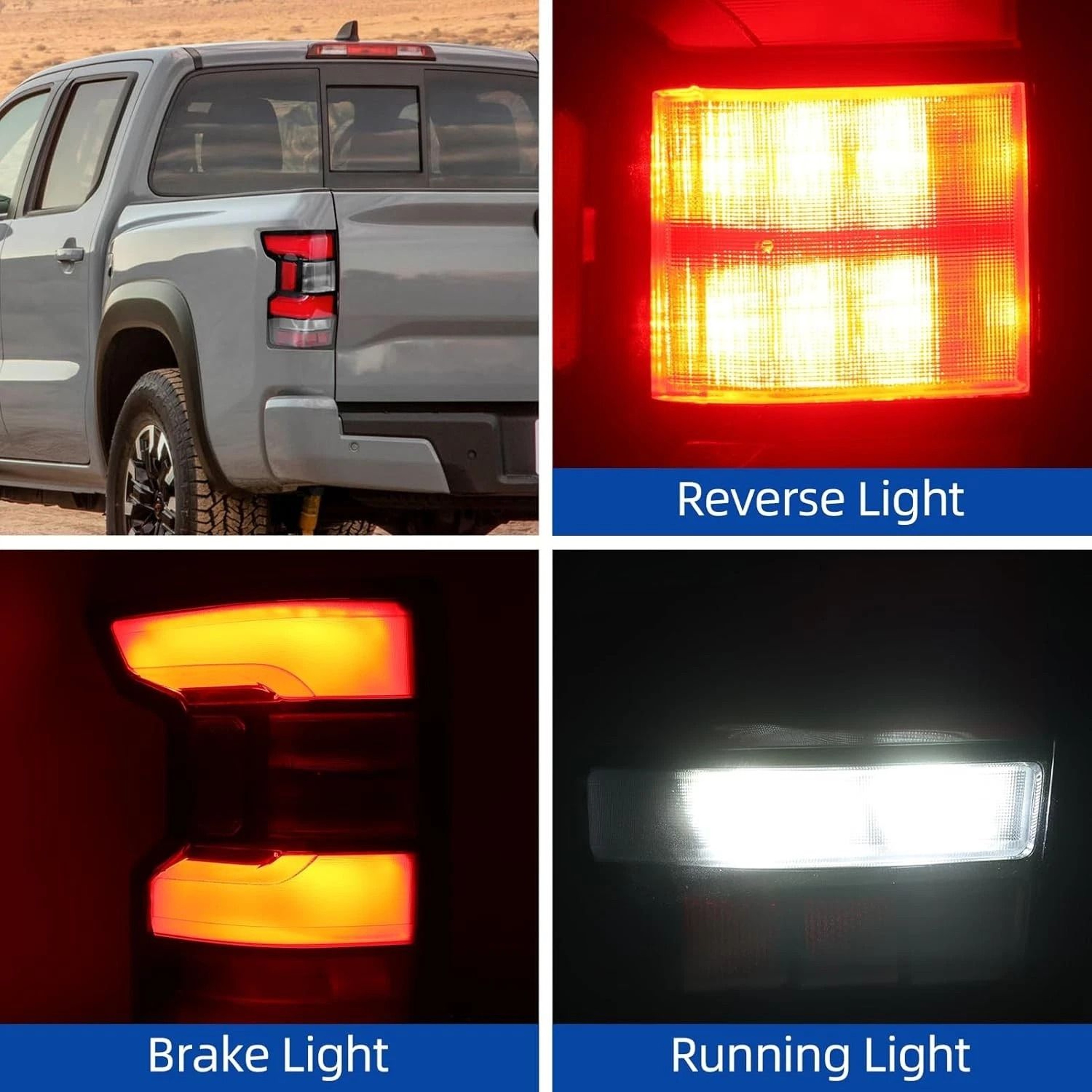 Nissan Frontier LED Tail Light Assembly Driver Side Rear Lamp 5