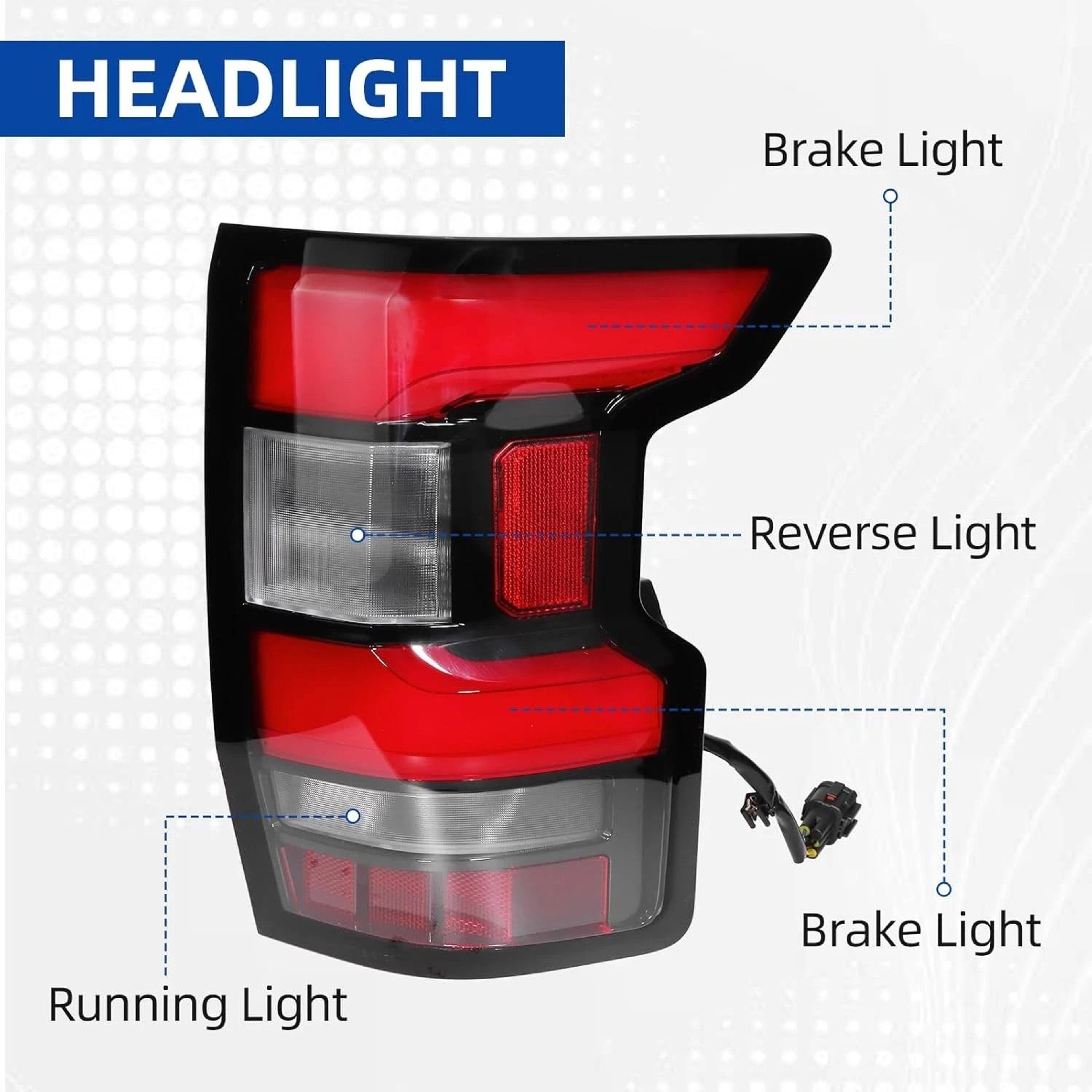 Nissan Frontier LED Tail Light Assembly Driver Side Rear Lamp 7