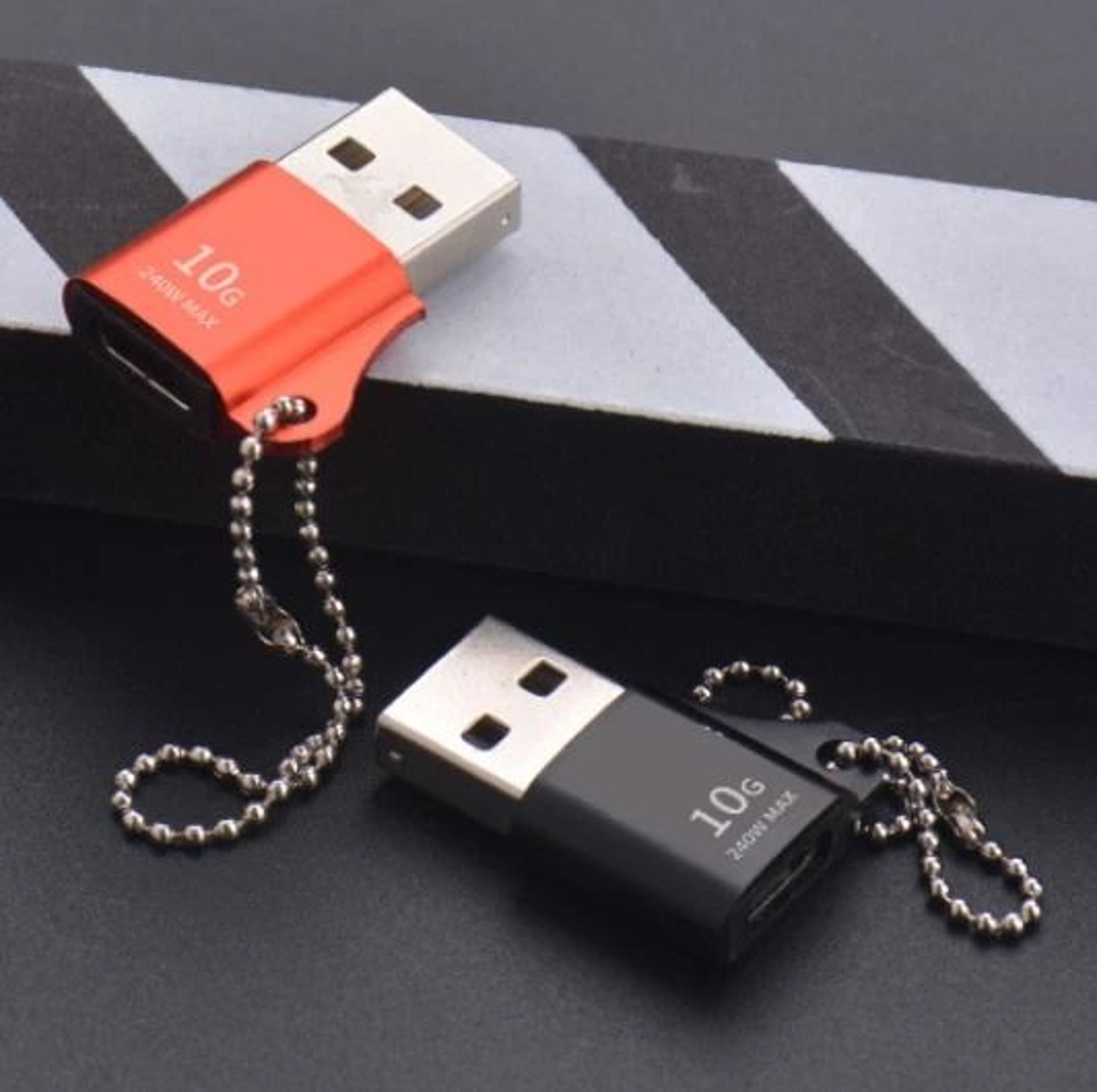 USB To USB C Adapter Keychain 2