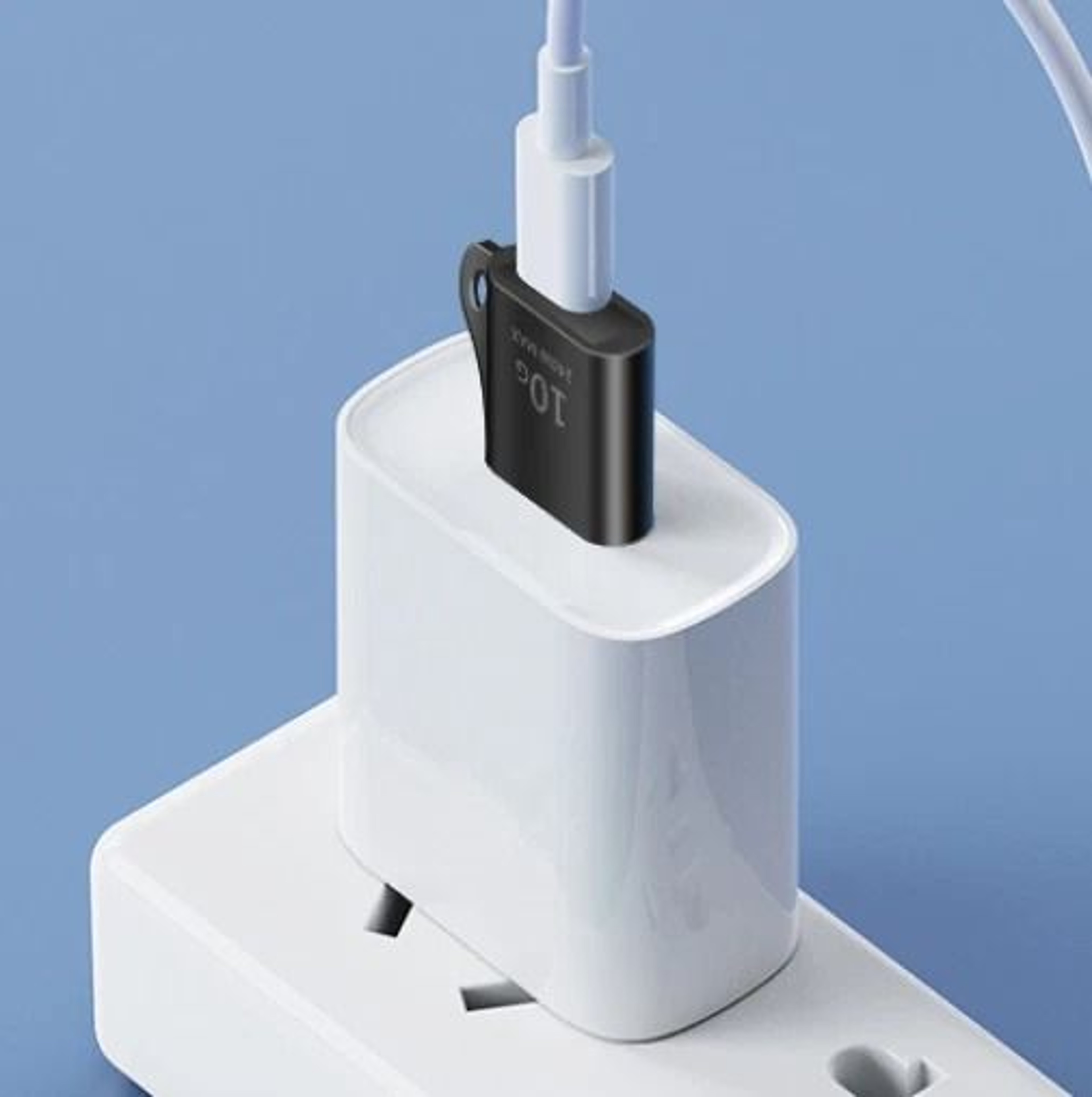 USB To USB C Adapter Keychain 0