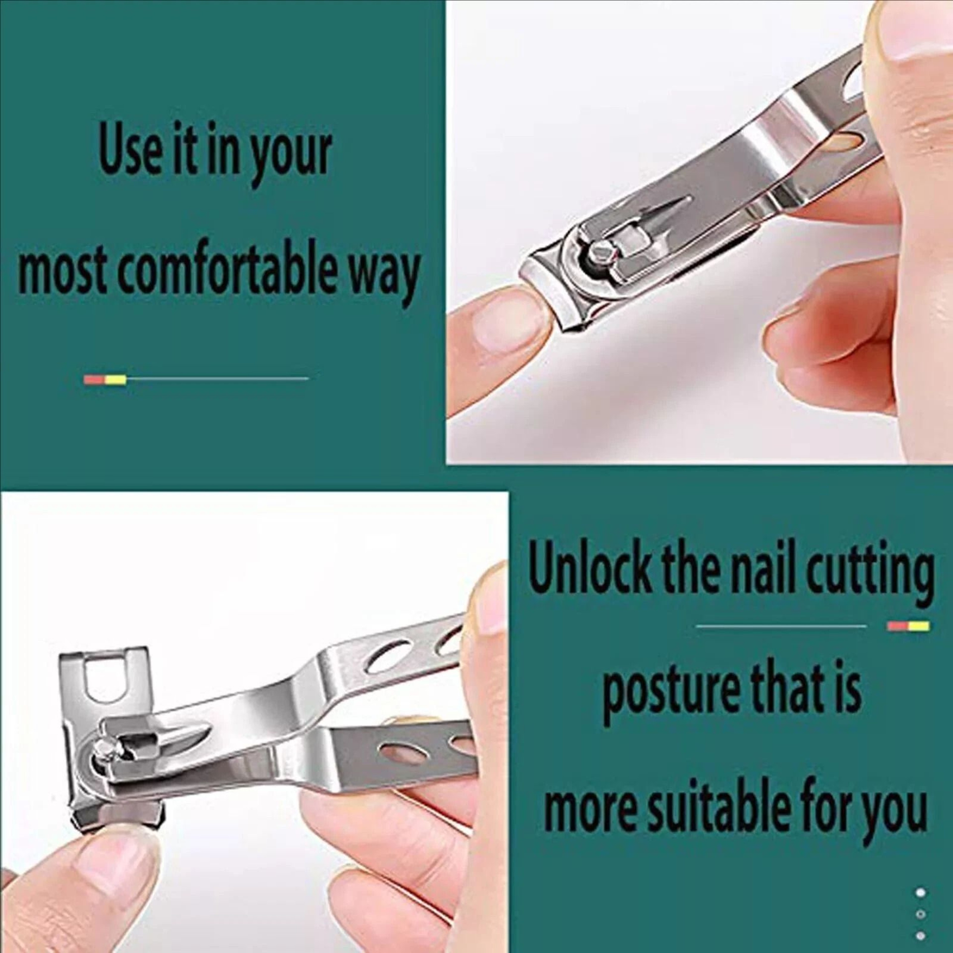 Professional Stainless Steel Extra Large Toenail Clippers For Heavy Duty Nails 11