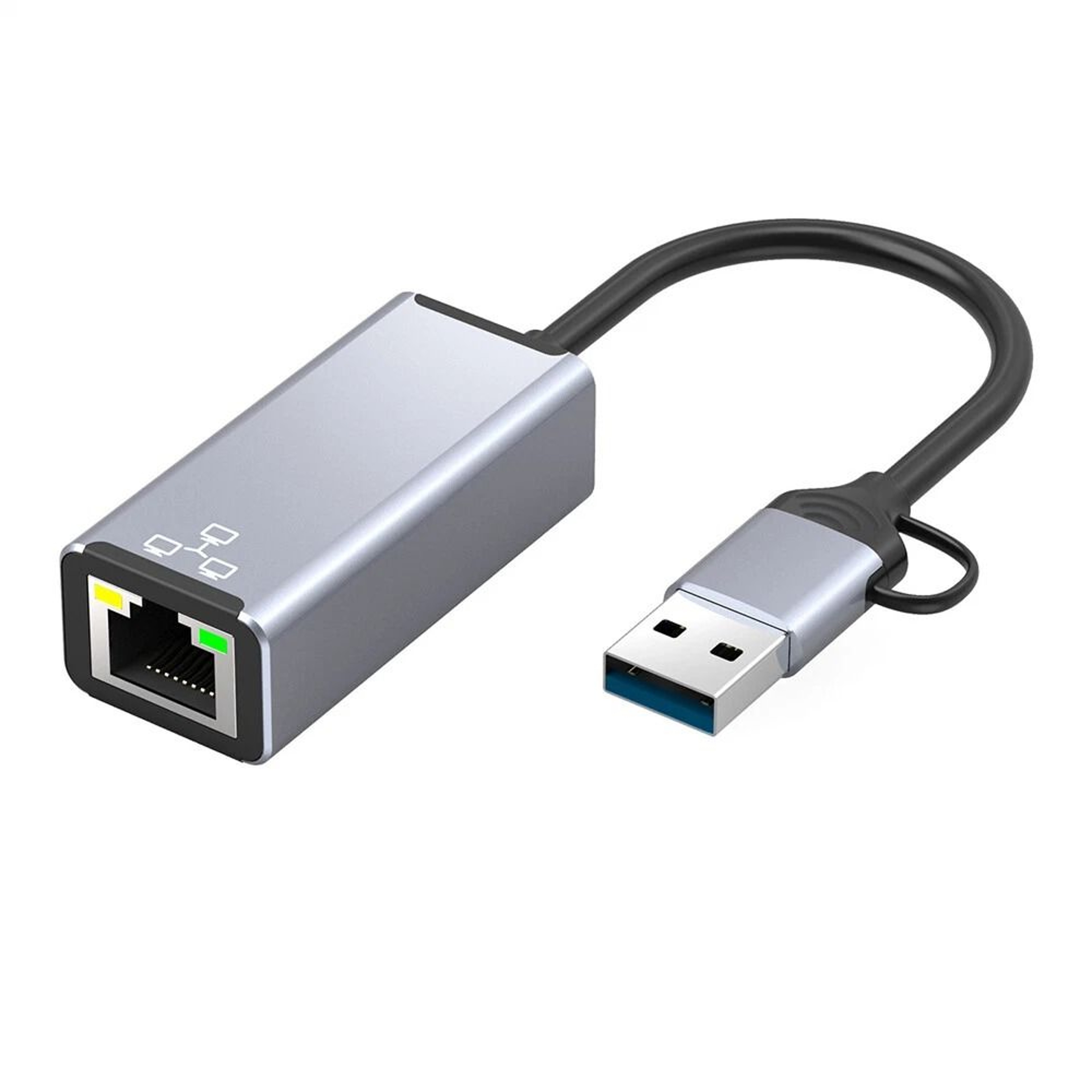 Plugable USBC To Ethernet Adapter USB 30 To RJ45 Gigabit LAN 1000Mbps 5