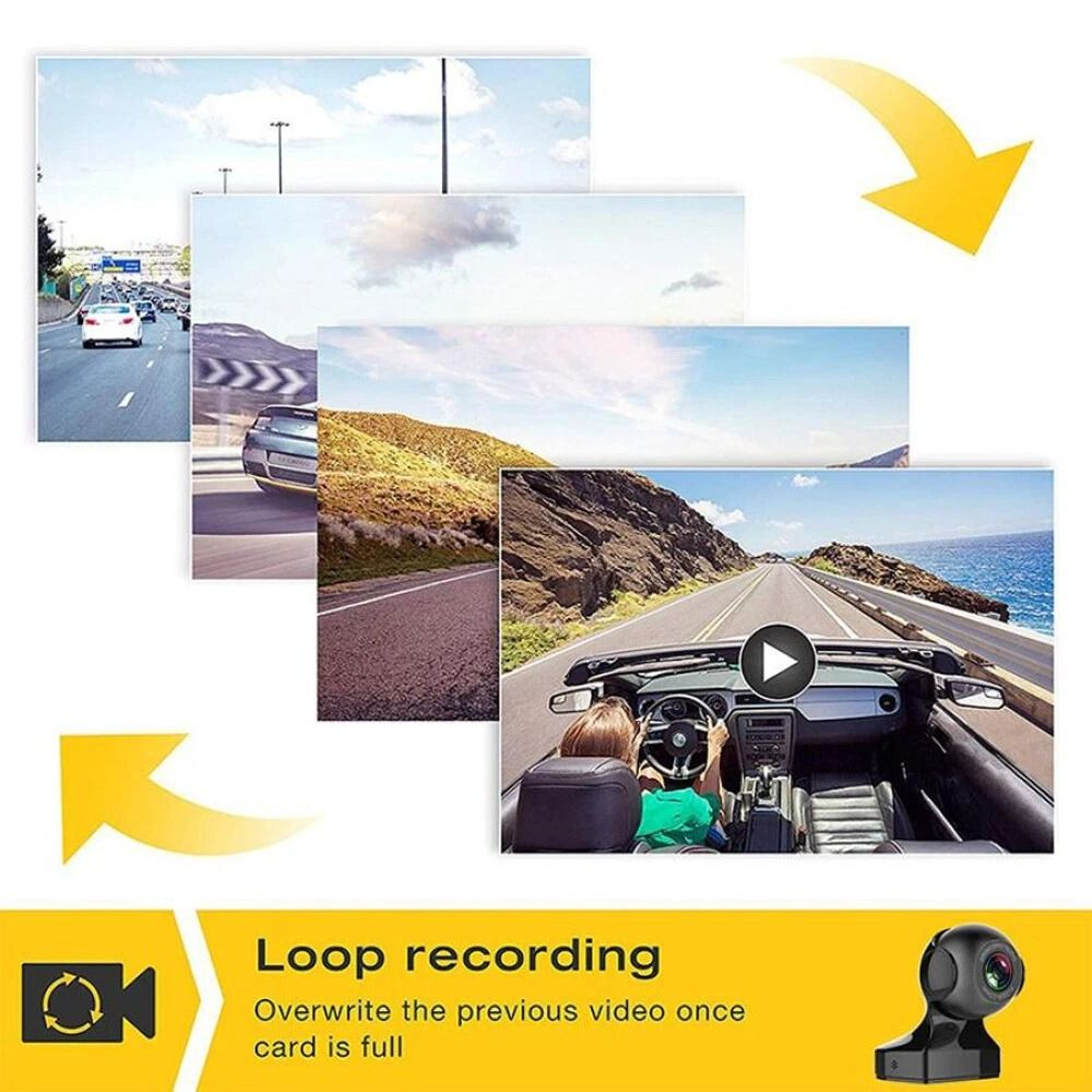 WiFi Dash Cam For Cars With Wide Angle And G Sensor 3
