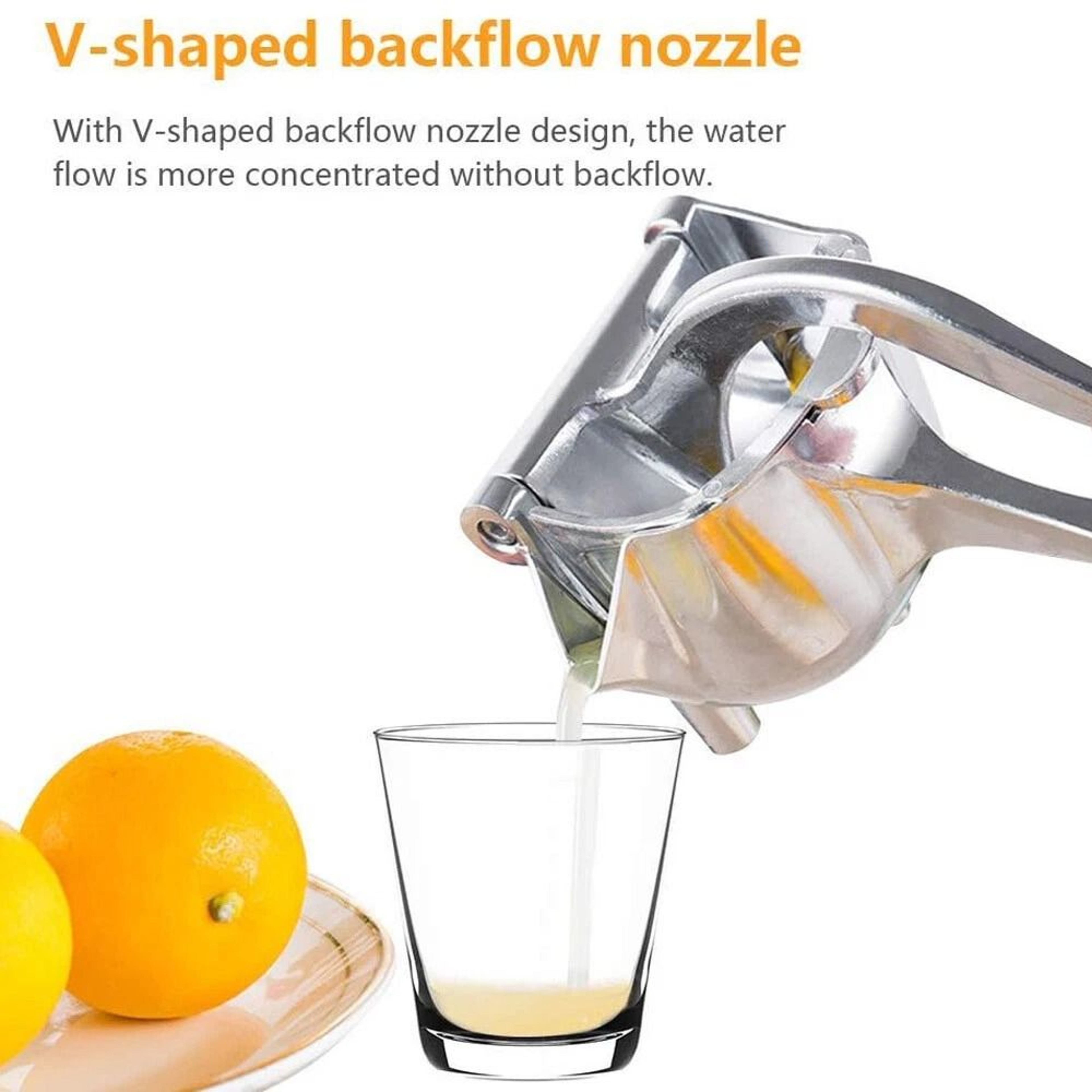 Stainless Steel Manual Citrus Juicer Lemon And Orange Hand Press Squeezer 7
