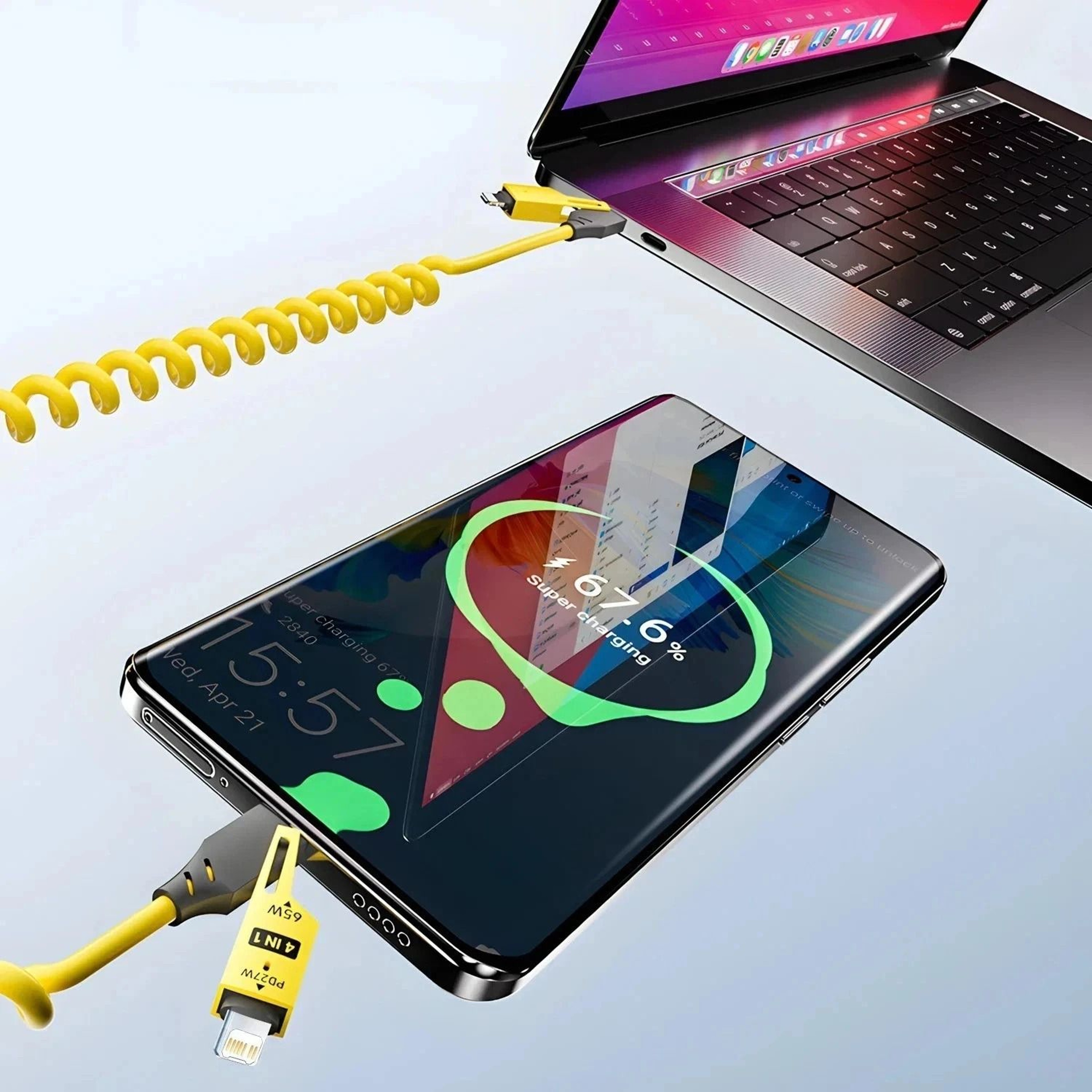 Zinc Alloy Charging Cable Fast Charging USB C Cable For IPhone Samsung Xiaomi 0